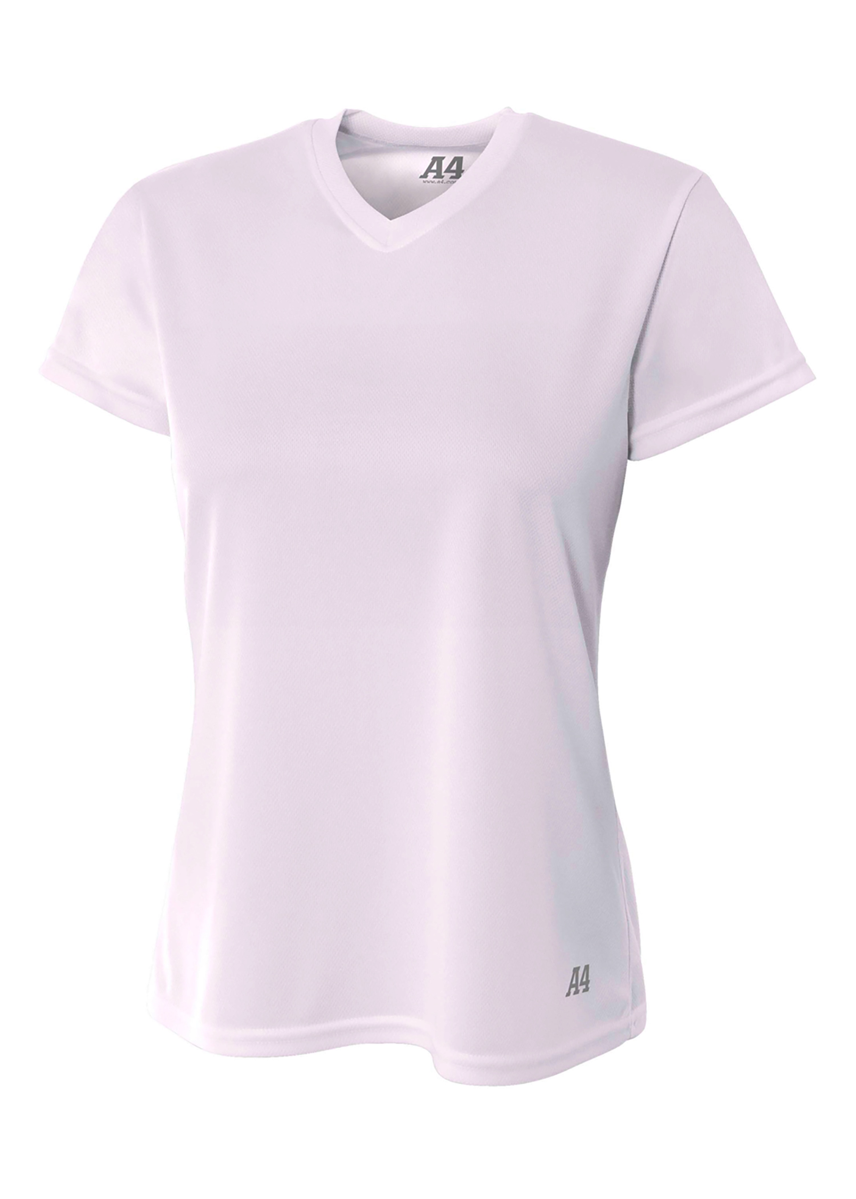 A4 Short Sleeve V-Neck Bird's Eye Mesh Tee 12