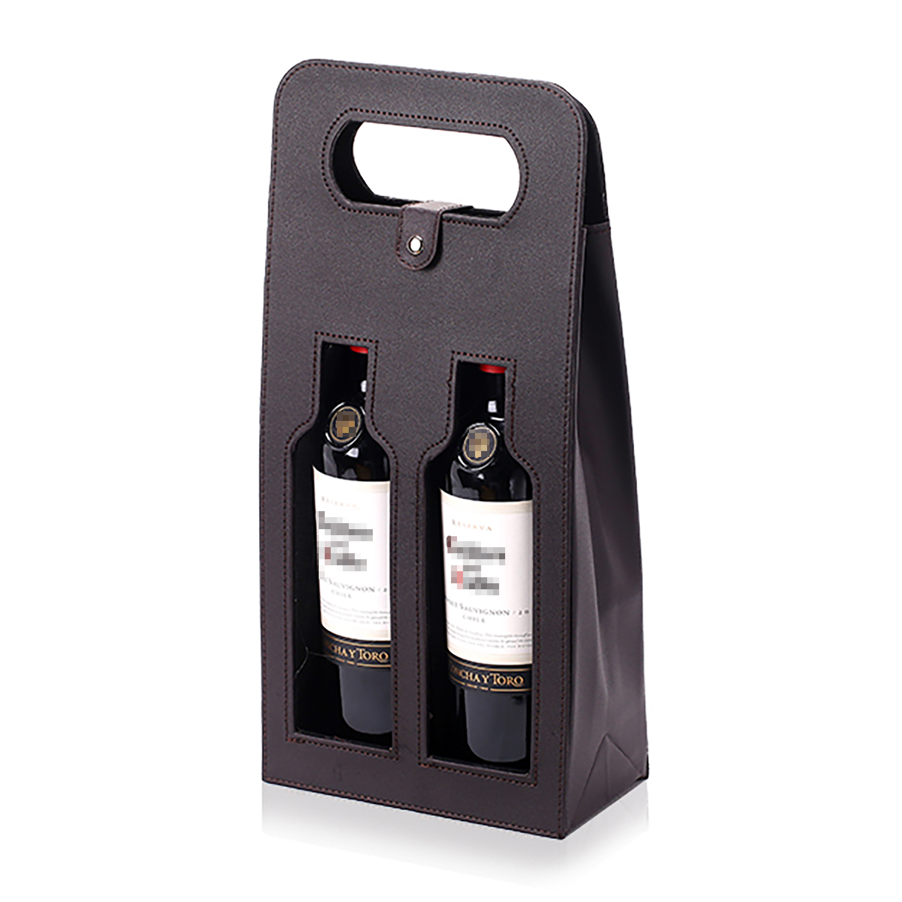 Double Wine Bag with Window 3