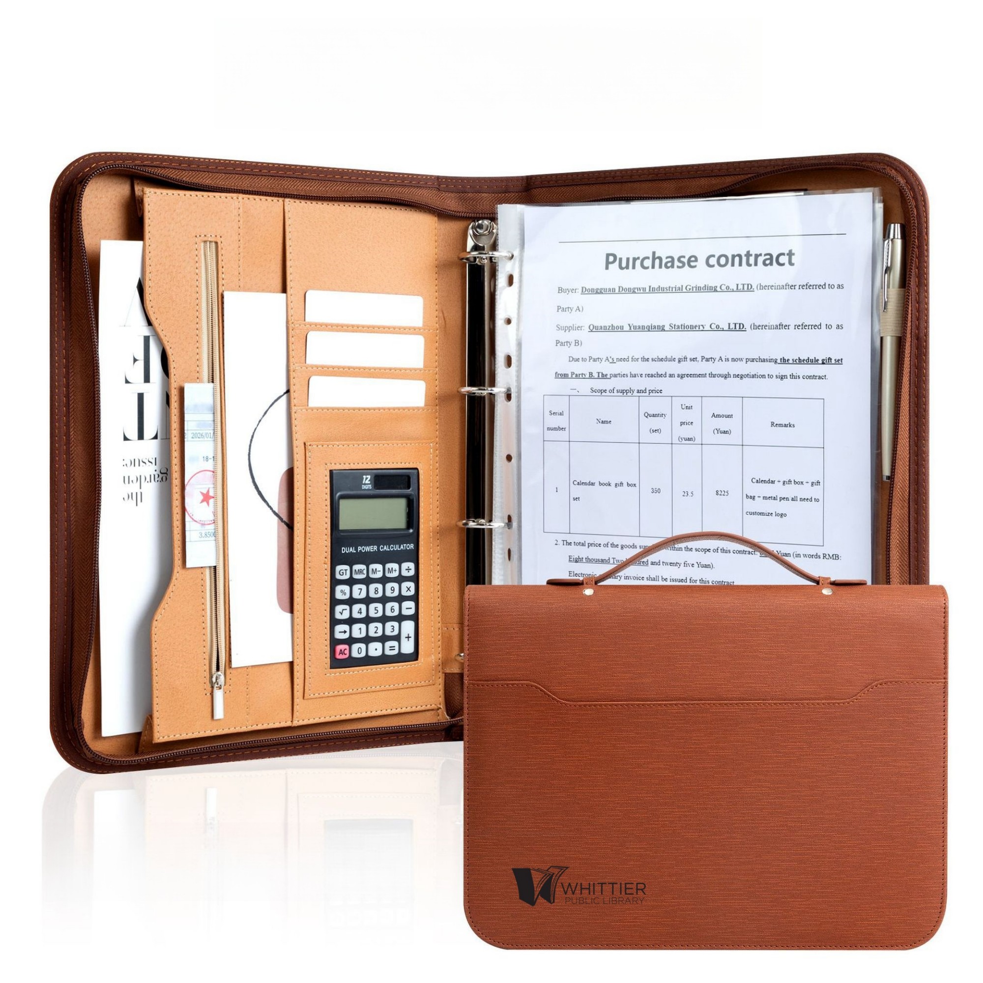 Padfolio With Zippered All-in-One 1