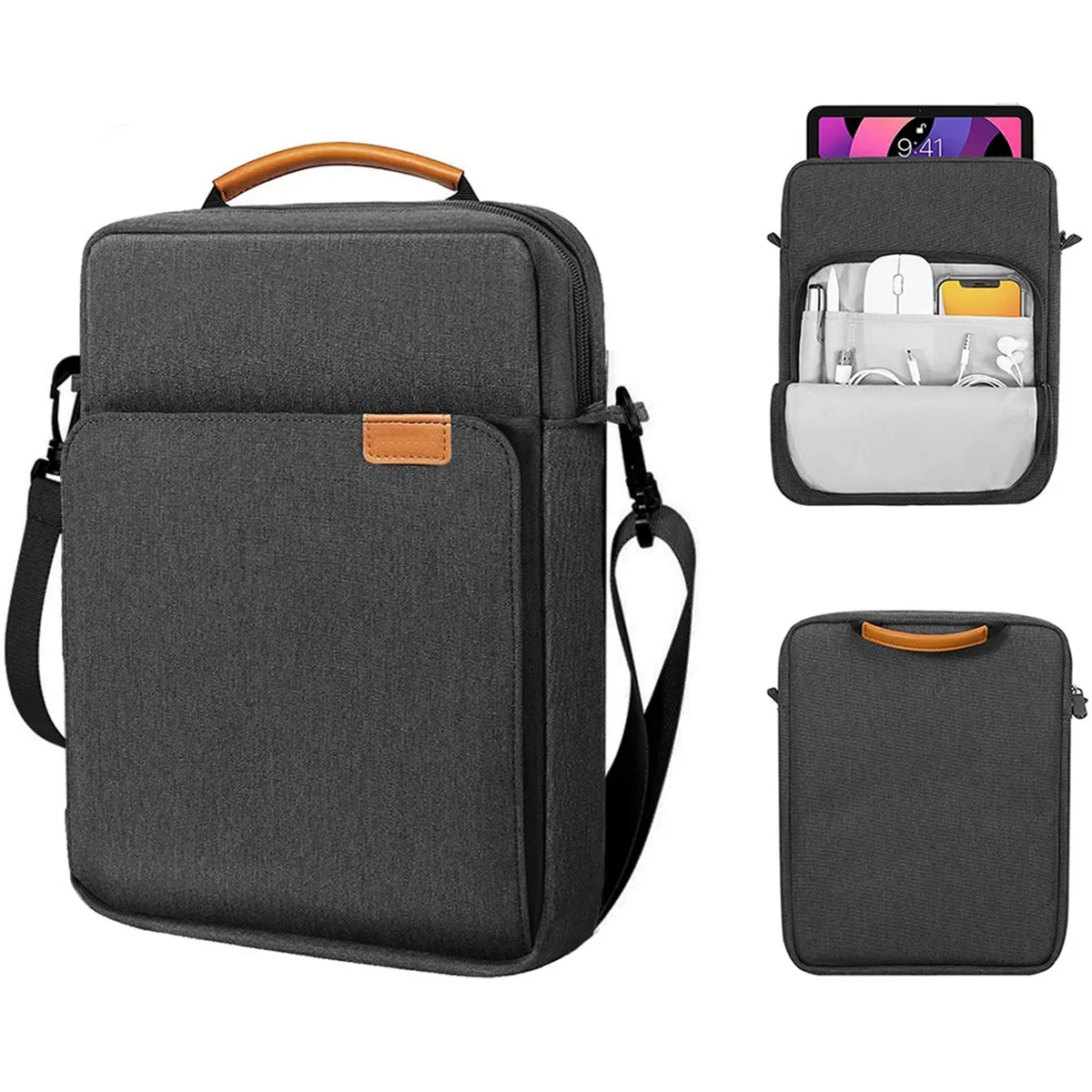 13.3-14 Inch Laptop Sleeve Bag with Shoulder Strap Handle 1