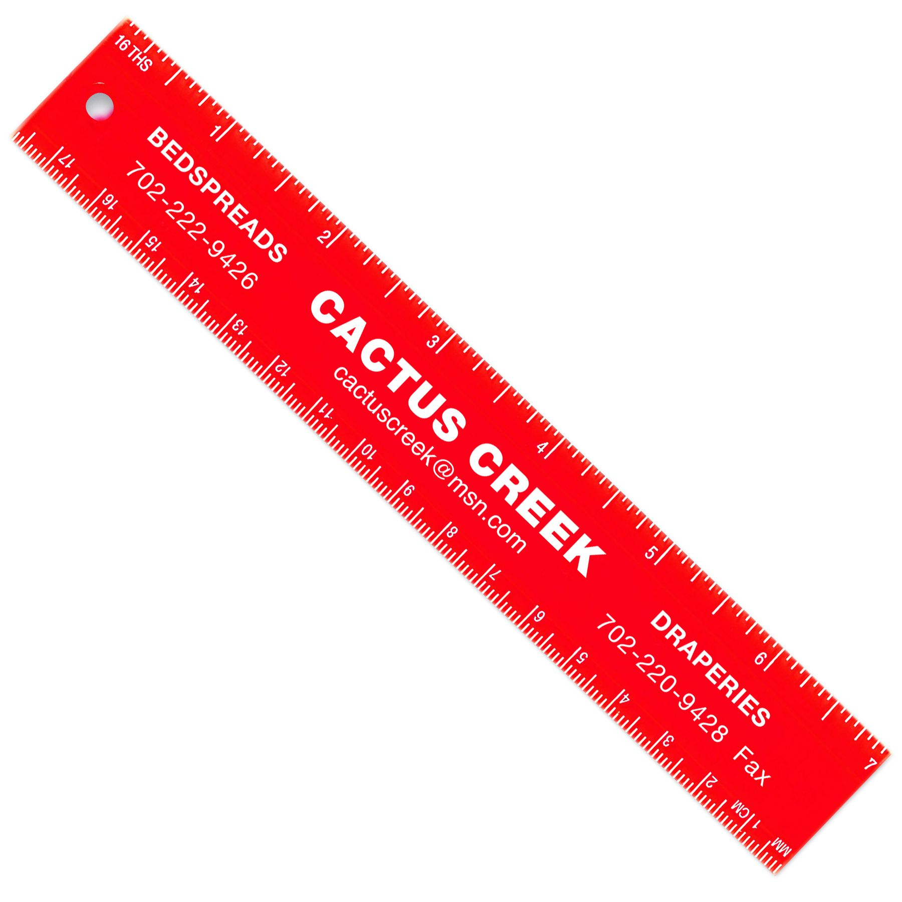 7" Plastic Ruler 1