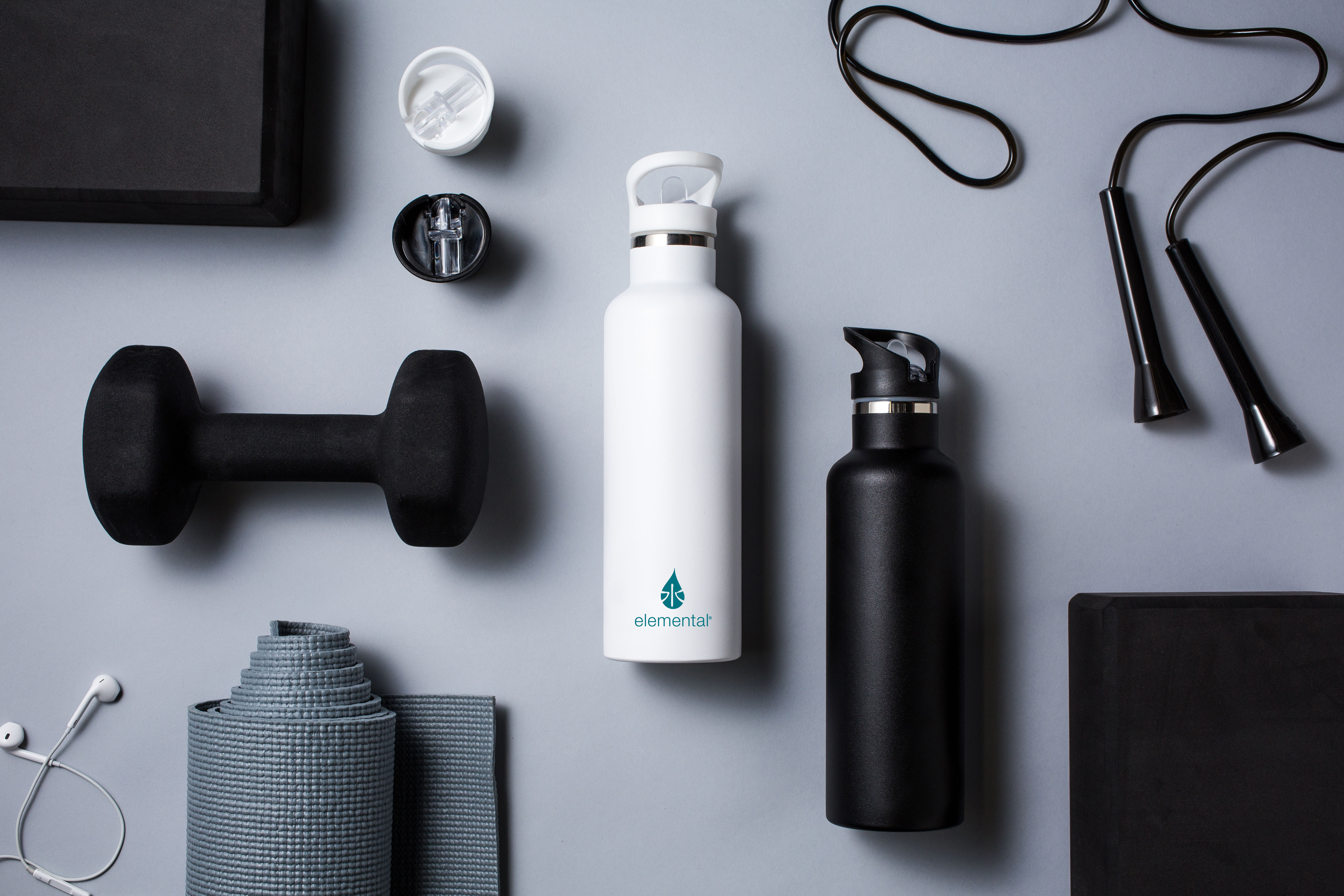 Elemental® 25oz Classic Sport Stainless Steel Water Bottle - Vacuum Insulated Canteen 2