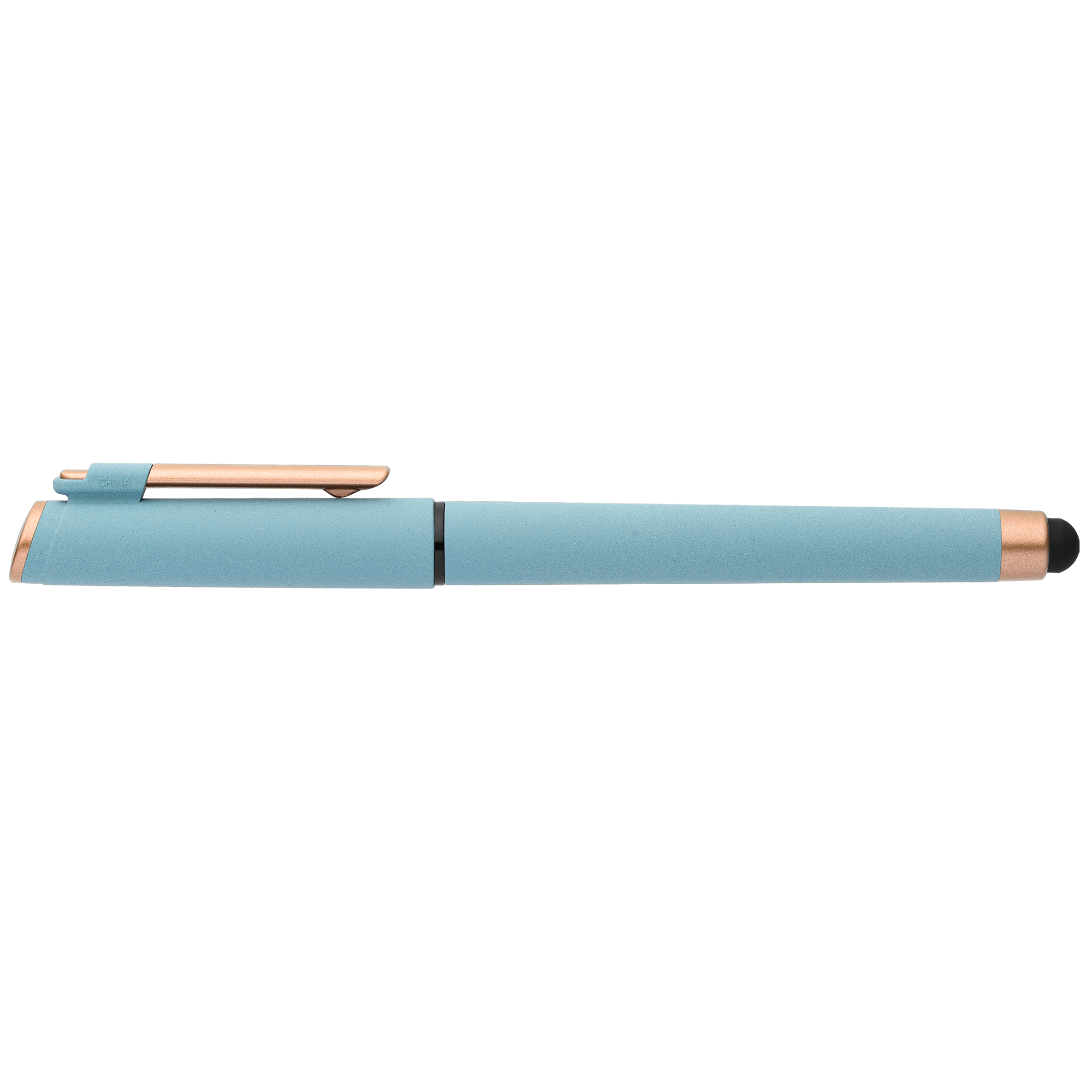 York Recycled Plastic Bronze Trim Stylus Gel Pen 26