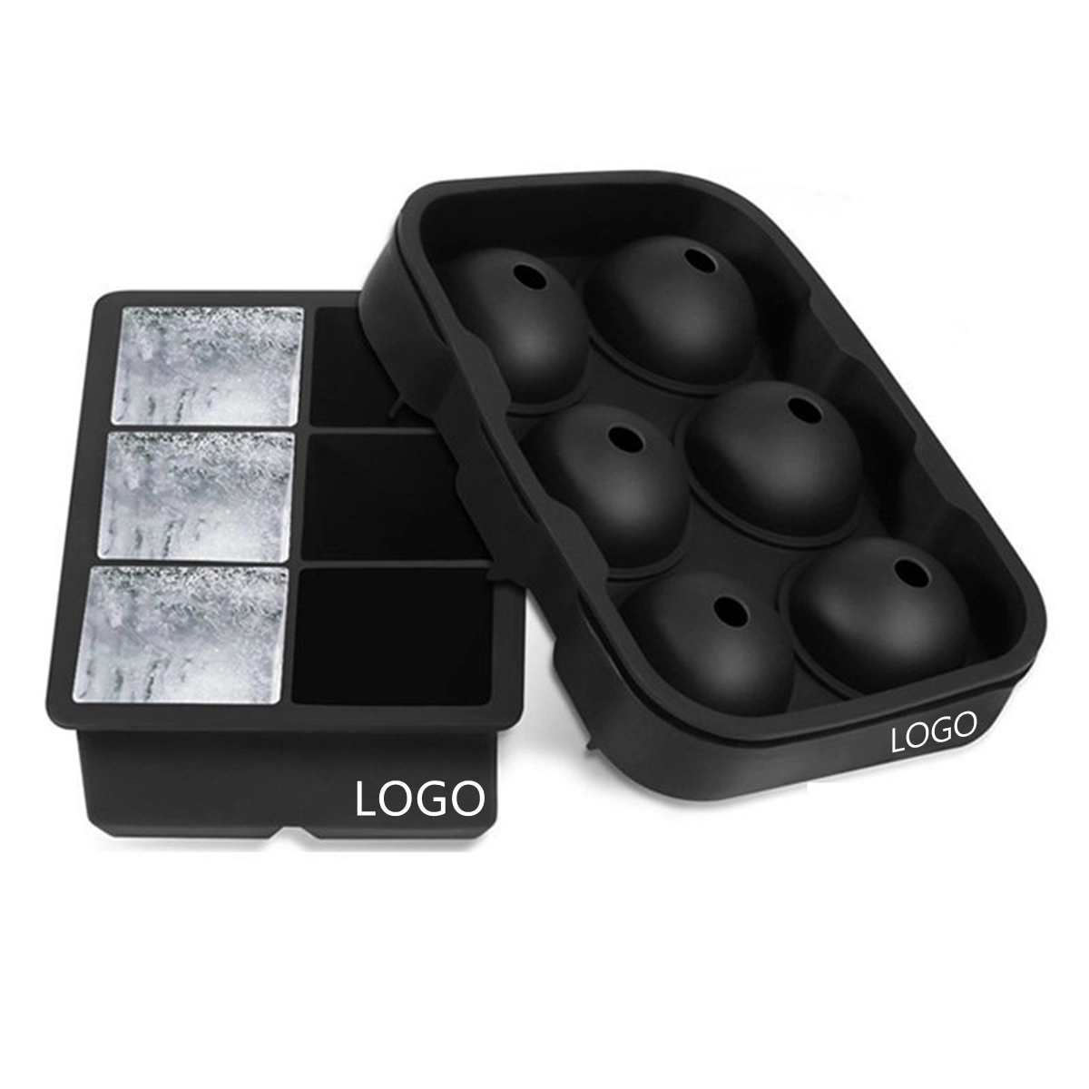Ice Cube Trays Silicone Square Sphere Mold 5