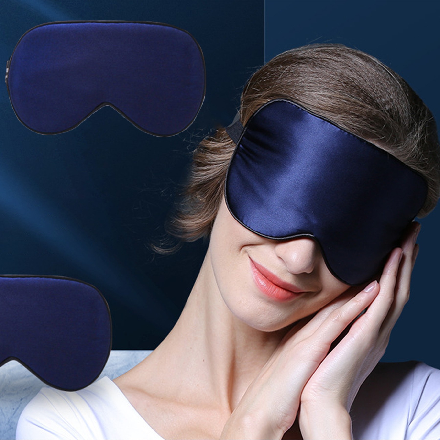 100% Real Mulberry Silk Light Blocking Sleep Eye Mask 2