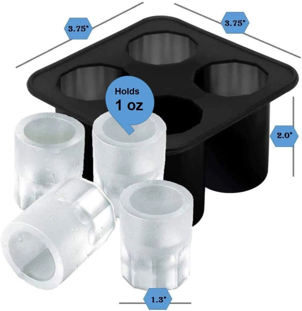 1 Oz. Silicone Shot Glass Ice Molds 4