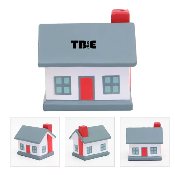 House Shaped Stress Ball Reliever