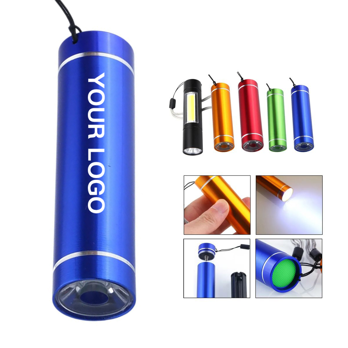 Mini LED Flashlight Aluminum Body for Travel Safety 2