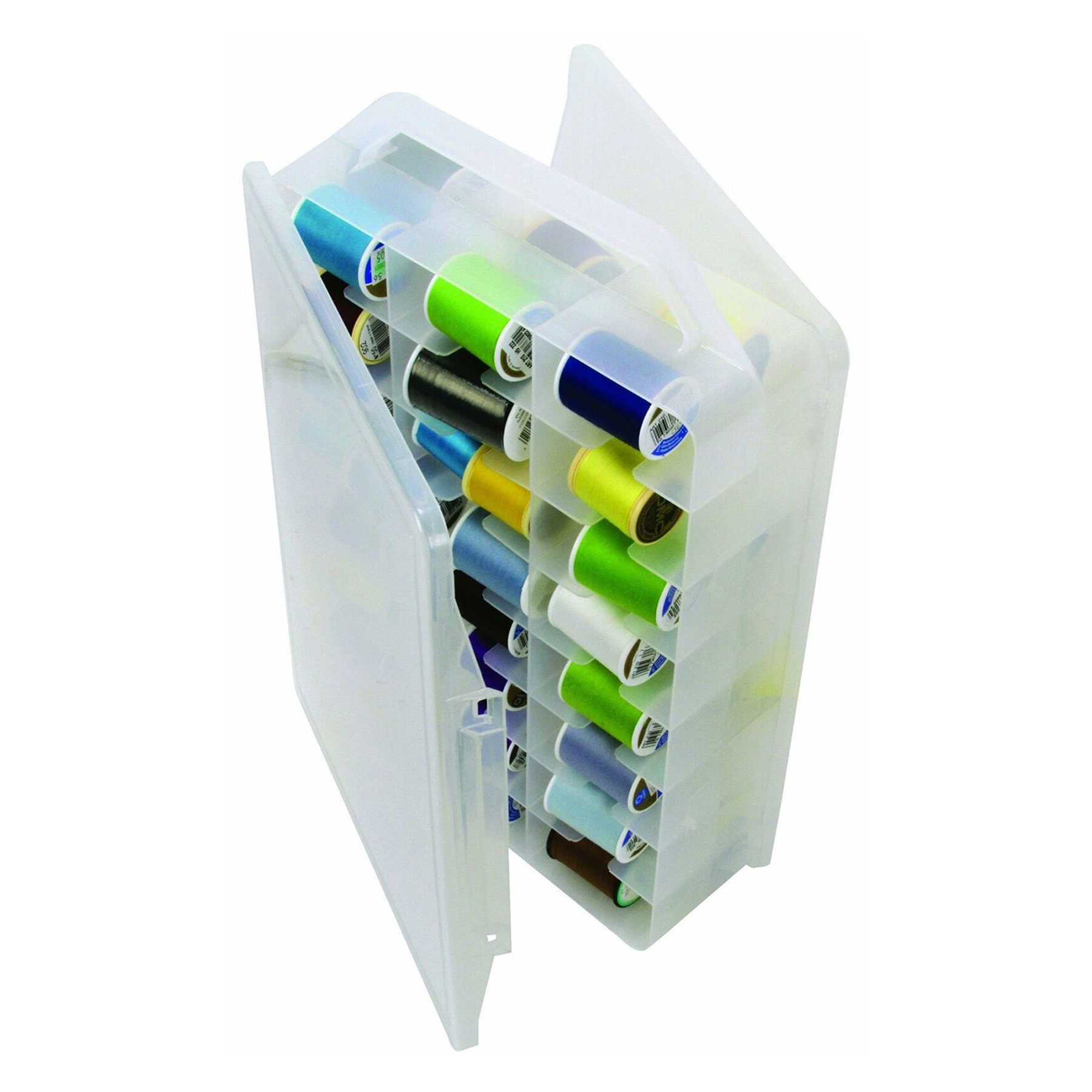 46-Grid Clear Plastic Sewing Organizer Box 3