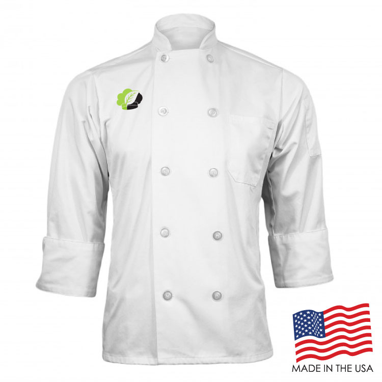 Classic Chef Coat with Long Sleeves (FULL COLOR LOGO) 12