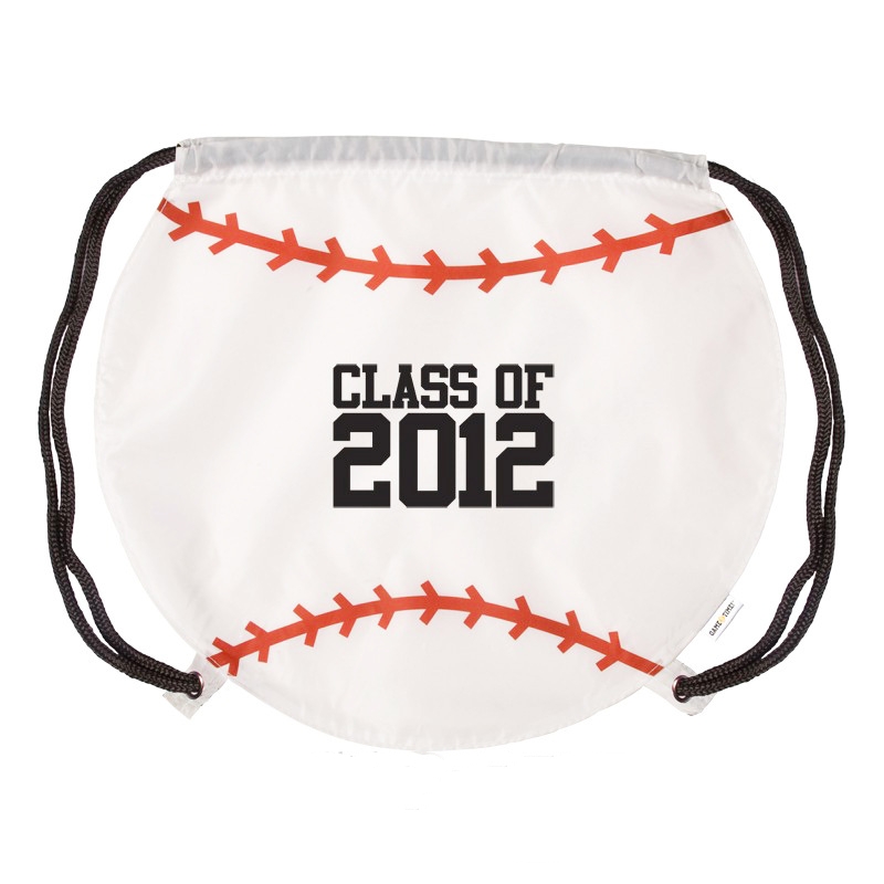 Baseball Shape Drawstring Bags 1