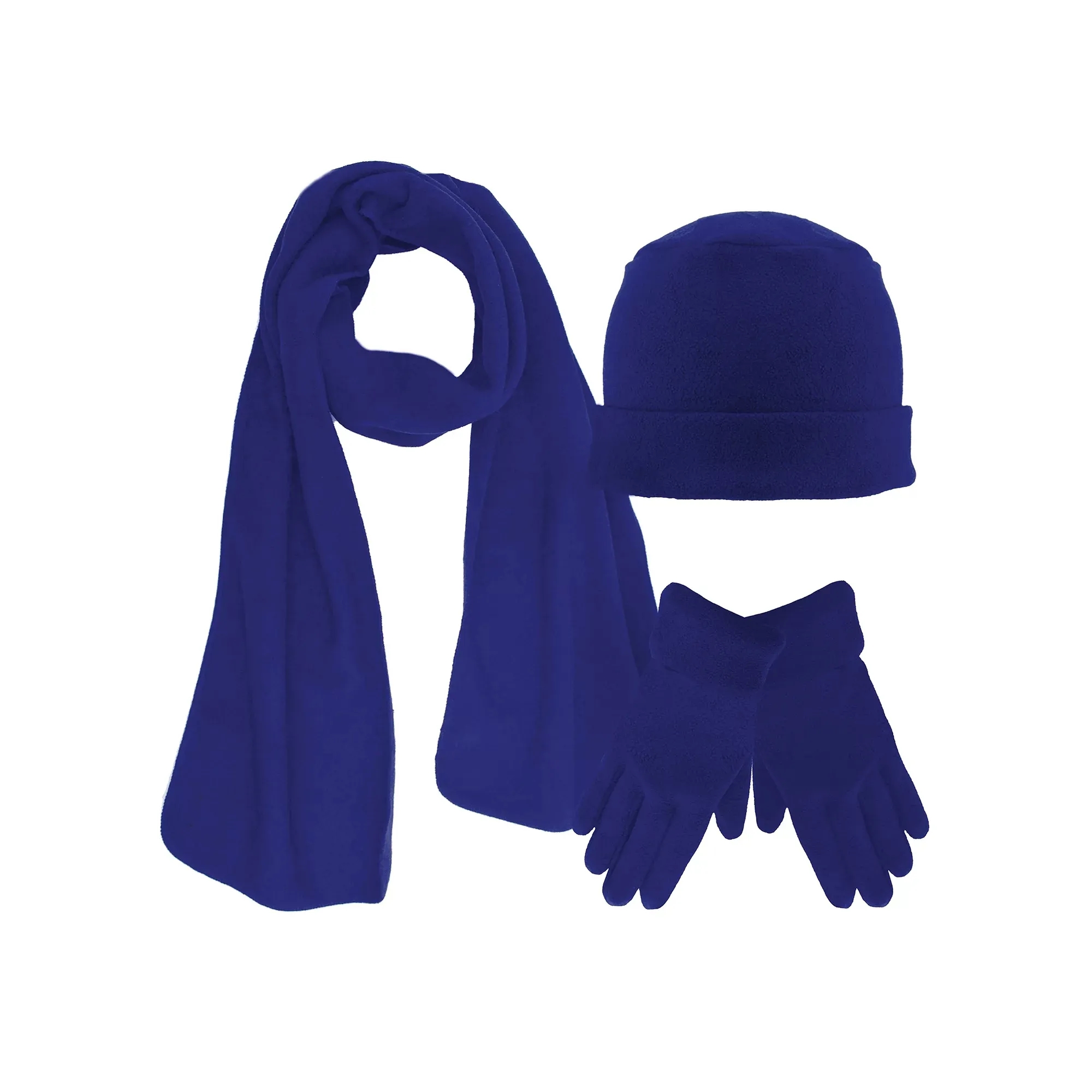 Polar Fleece Hat Scarf And Gloves 2