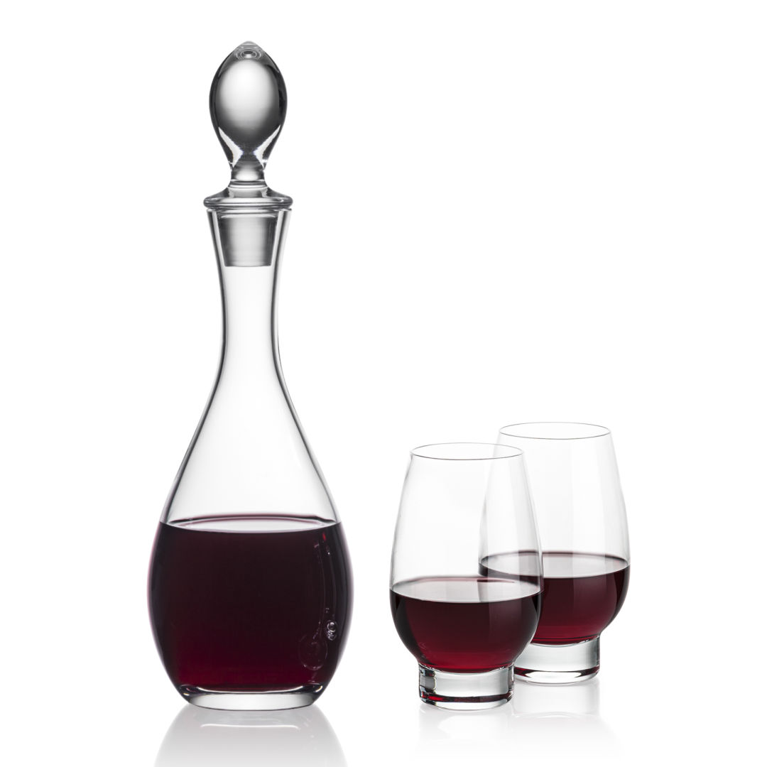 Malvern Decanter & Glenarden Stemless Wine 6