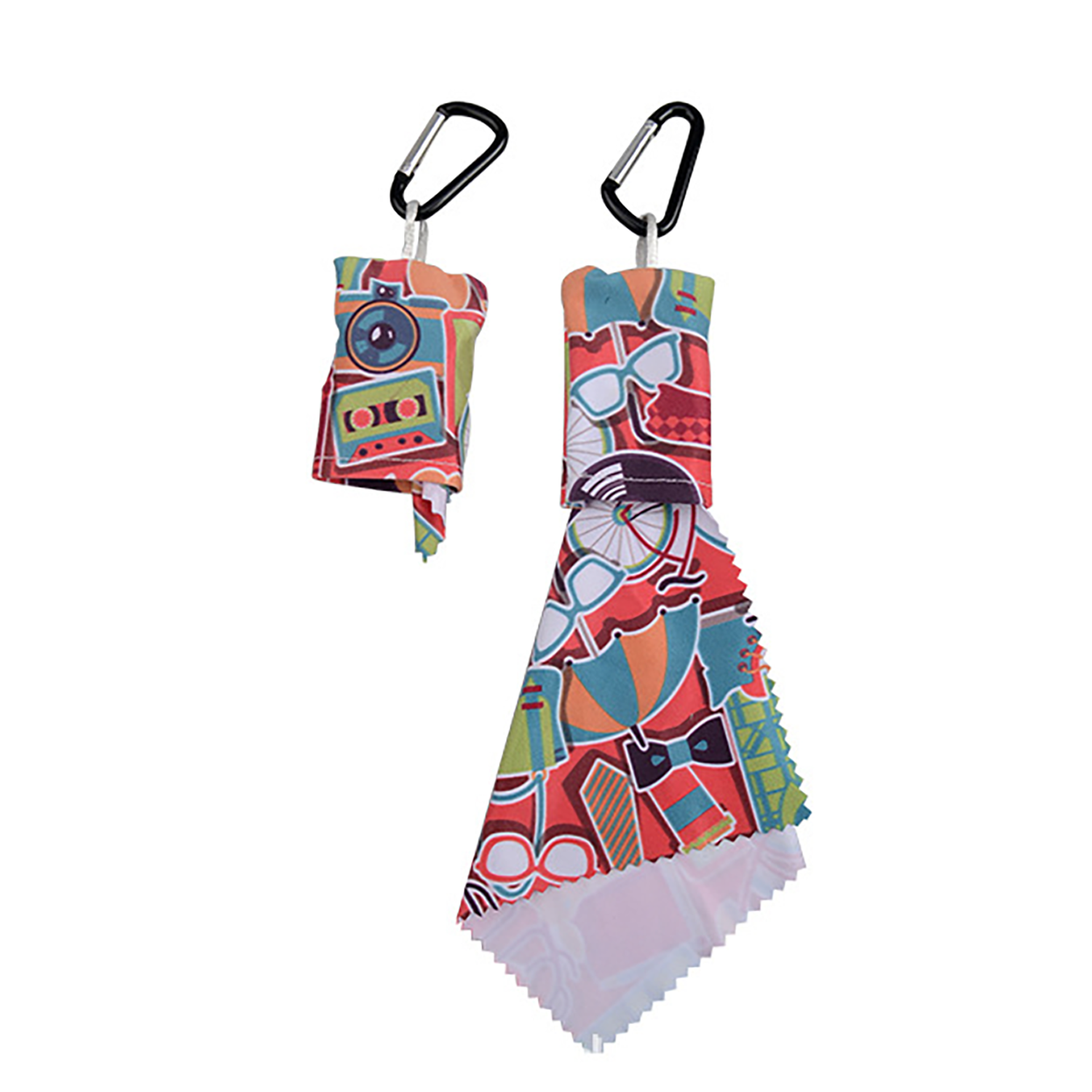 Microfiber Cleaning Cloth w/ Carabiner 6