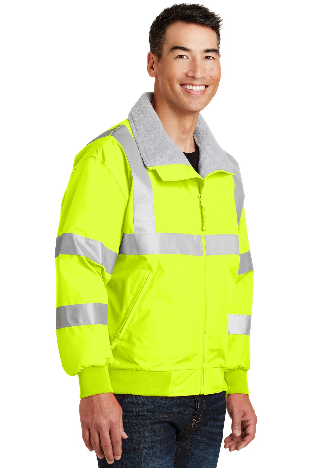 Port Authority Enhanced Visibility Challenger Jacket with Reflective Taping. SRJ754 11