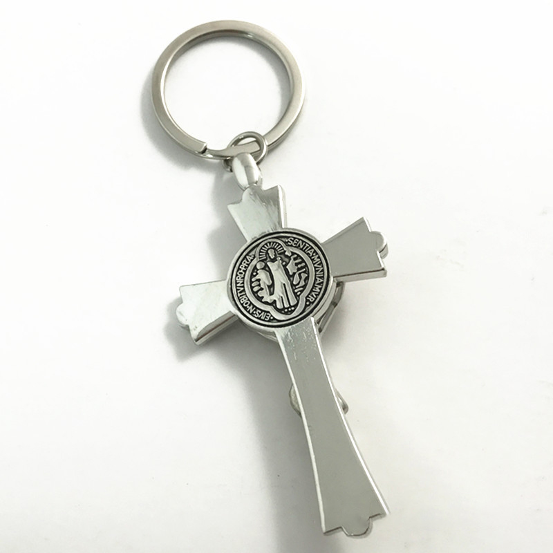 Creative Metal Cross Keychain 12