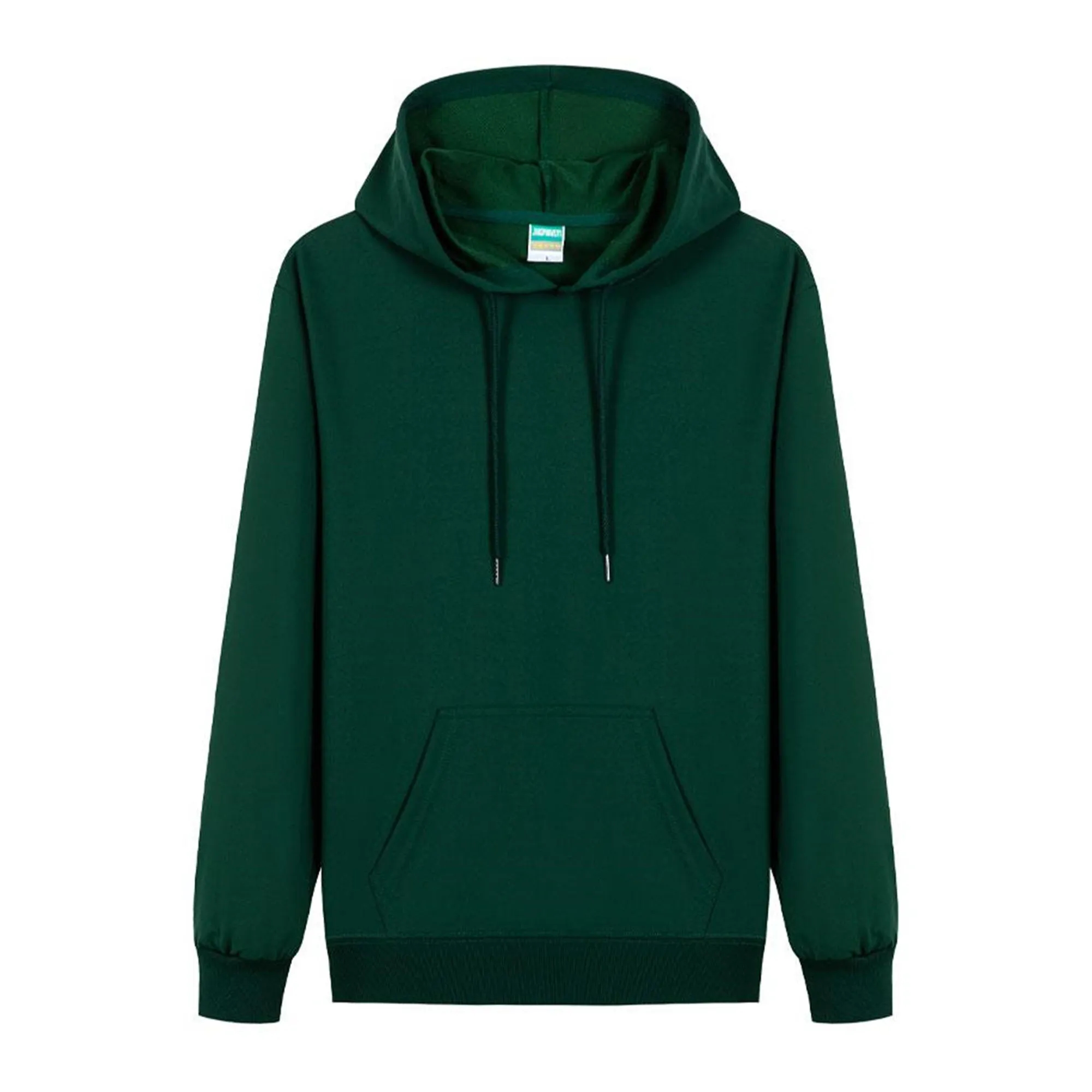 Long Sleeve Kangaroo Pocket Drop Shoulder Pullovers Top, custom hoodie or sweatshirt with logo imprint 2