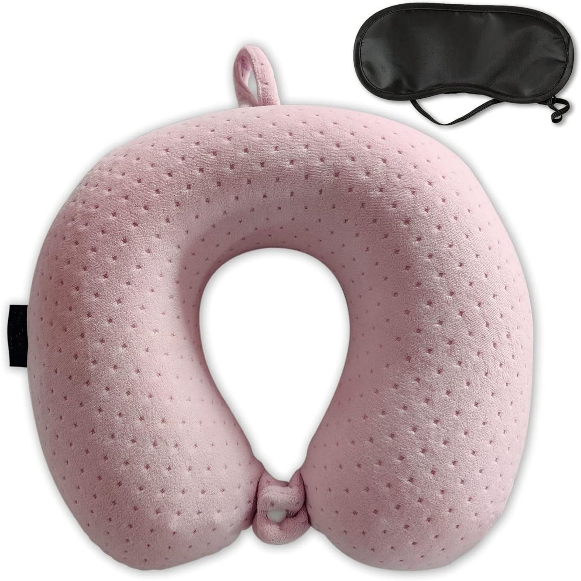 Pink Comfortable U Shape Memory Foam Pillows