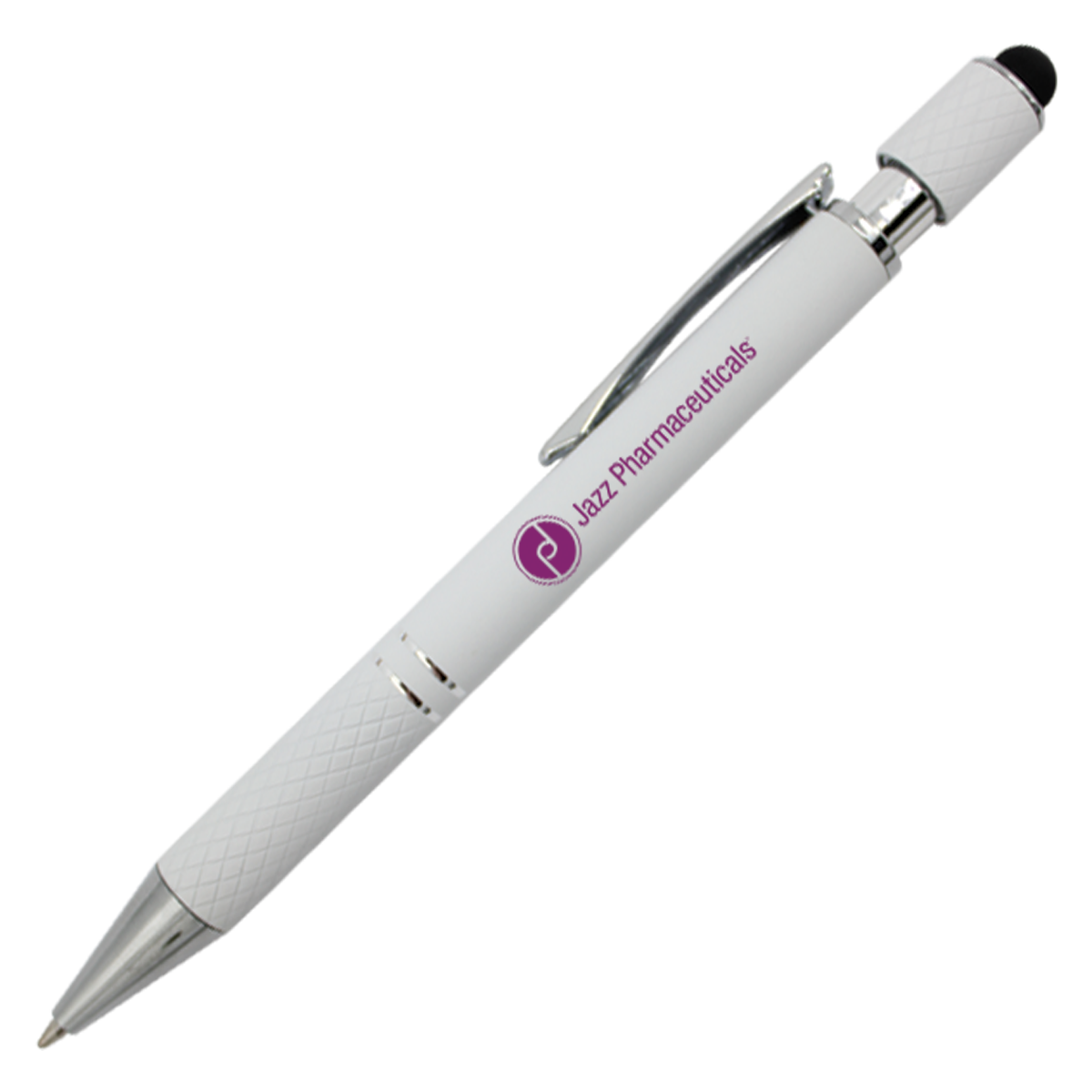 Halcyon® Executive Metal Spin Top Pen with Stylus 5