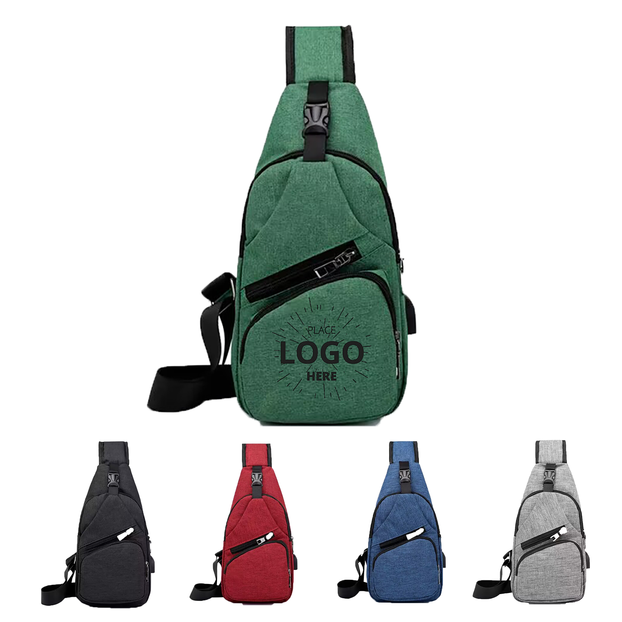 Multi Pocket Commuting Shoulder Bag 5