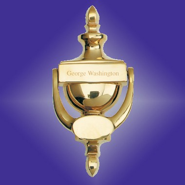 Solid Brass Oval Door Knocker 1