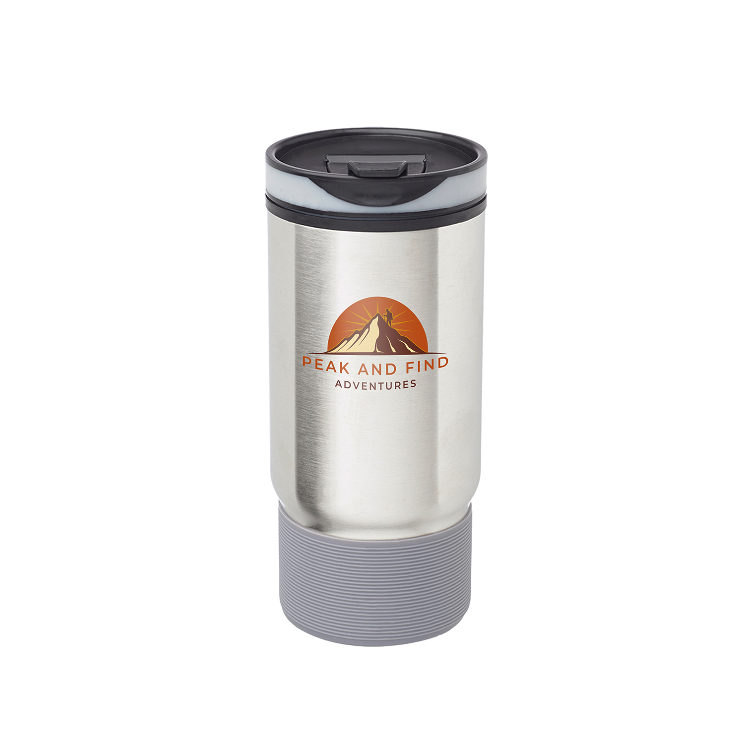 17 oz. Rumble Ribbed Travel Mug (Full Color Imprint) 4