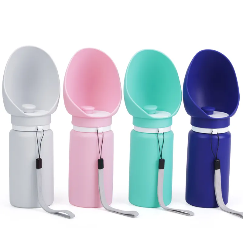 550ml Dog Water Bottle with Extra Wide Drinking Cup 2