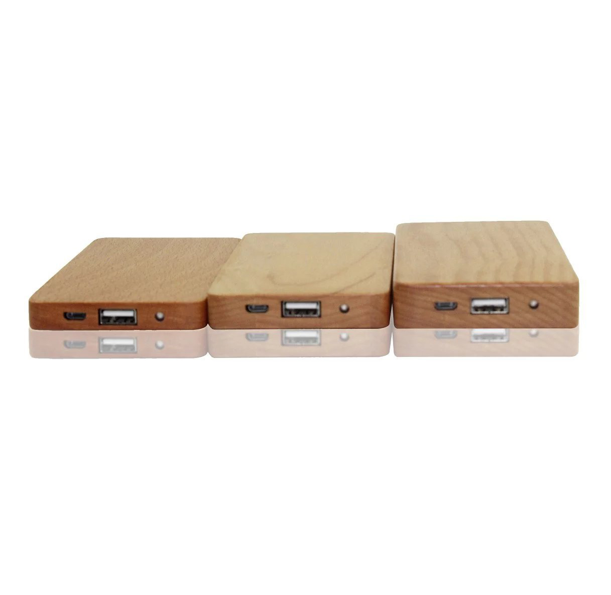 Wooden Portable Power Bank 3