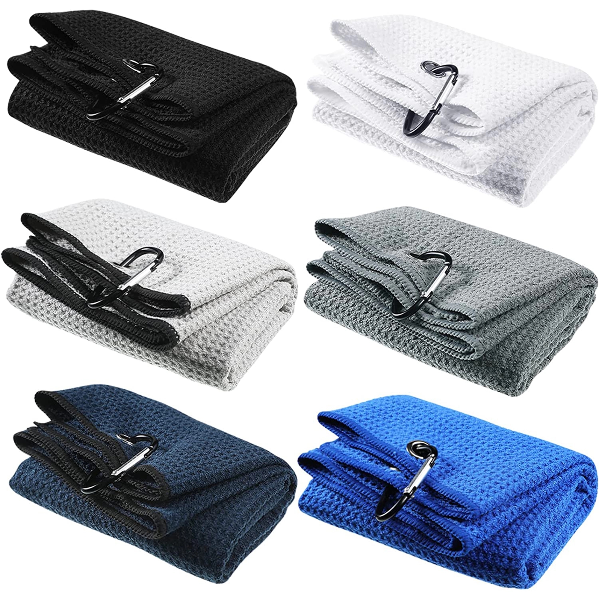 Microfiber Waffle Pattern Golf Towel 2