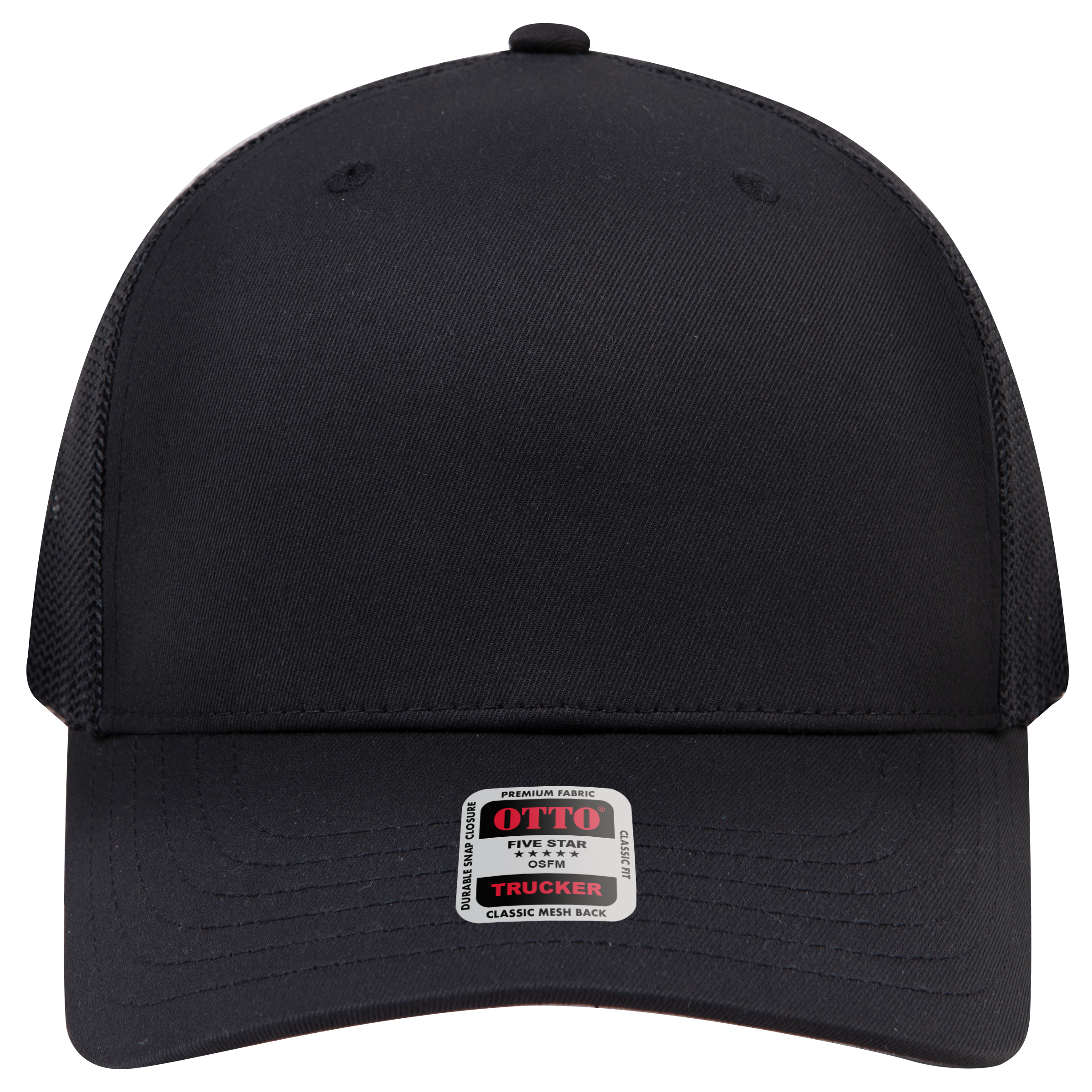OTTO CAP® Seamless 6 Panel Mid Profile Mesh Back Trucker Hat 8