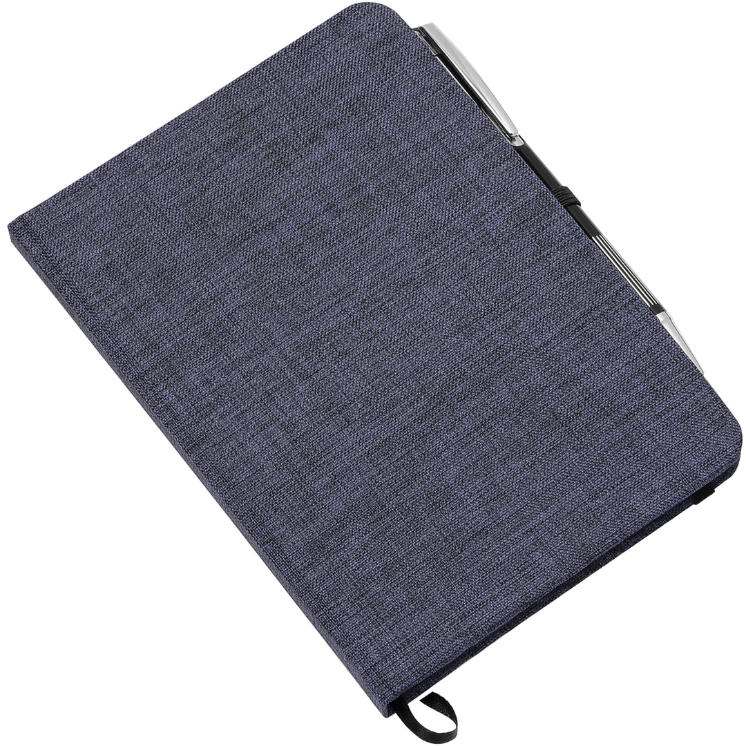 FSC® Mix 5" x 7" Heathered Bound Notebook 12