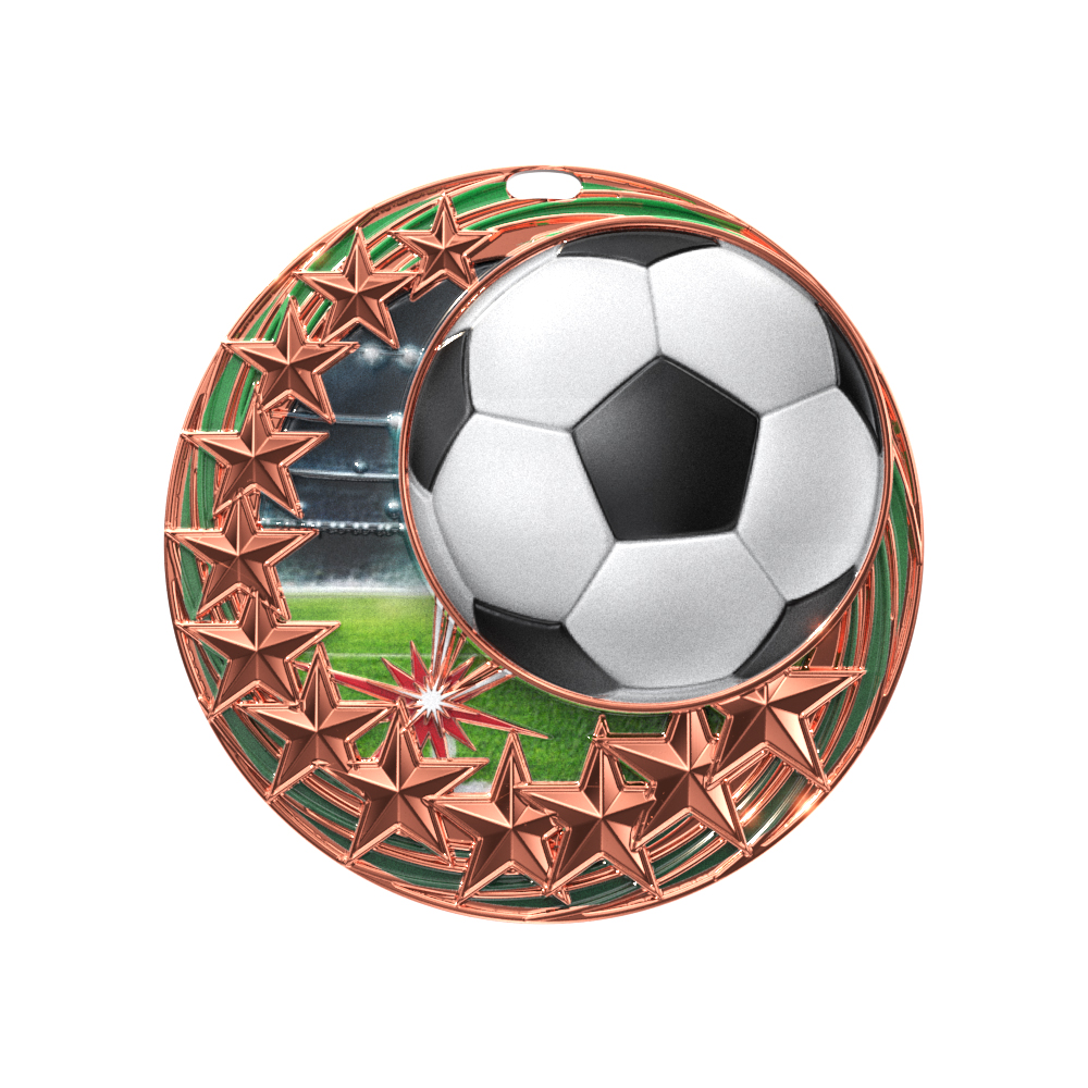 Star Blast Medal - Soccer 5