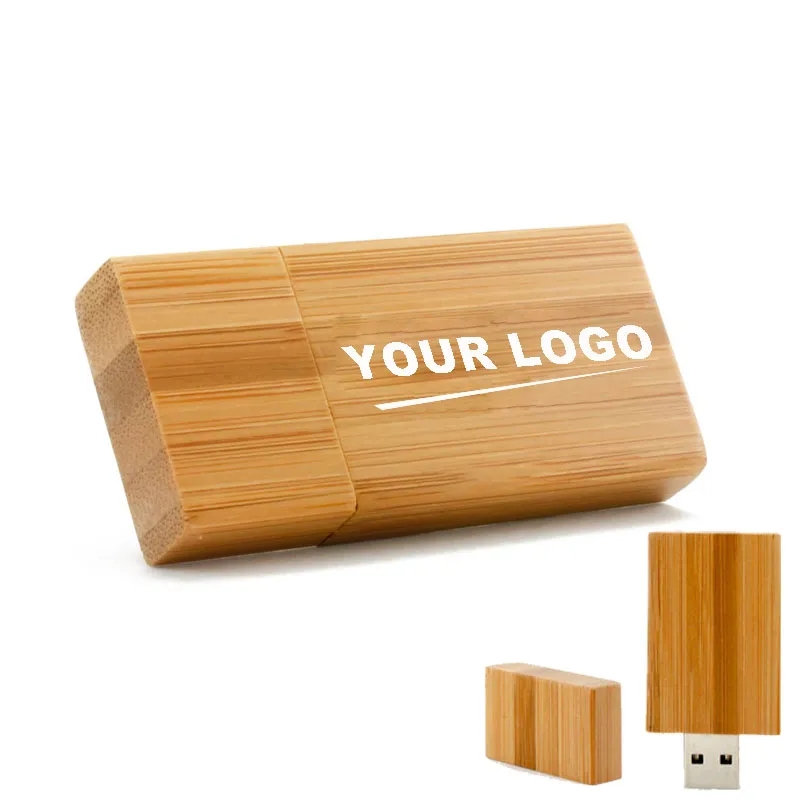 Rectangle Bamboo USB Flashdrives 1