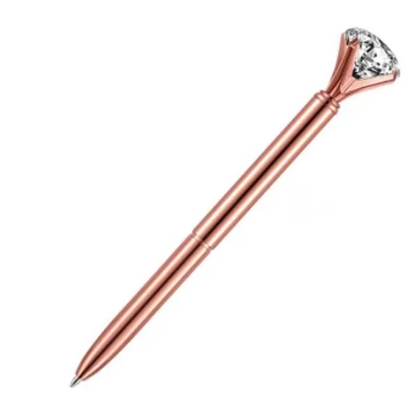 Retractable Diamond Pen Crystal Metal Ballpoint 6