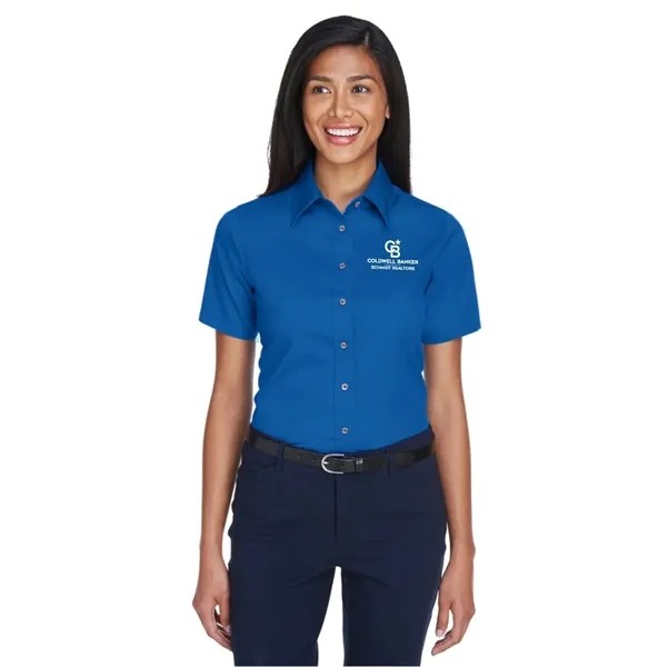 Women's Short Sleeve Twill Shirt 1