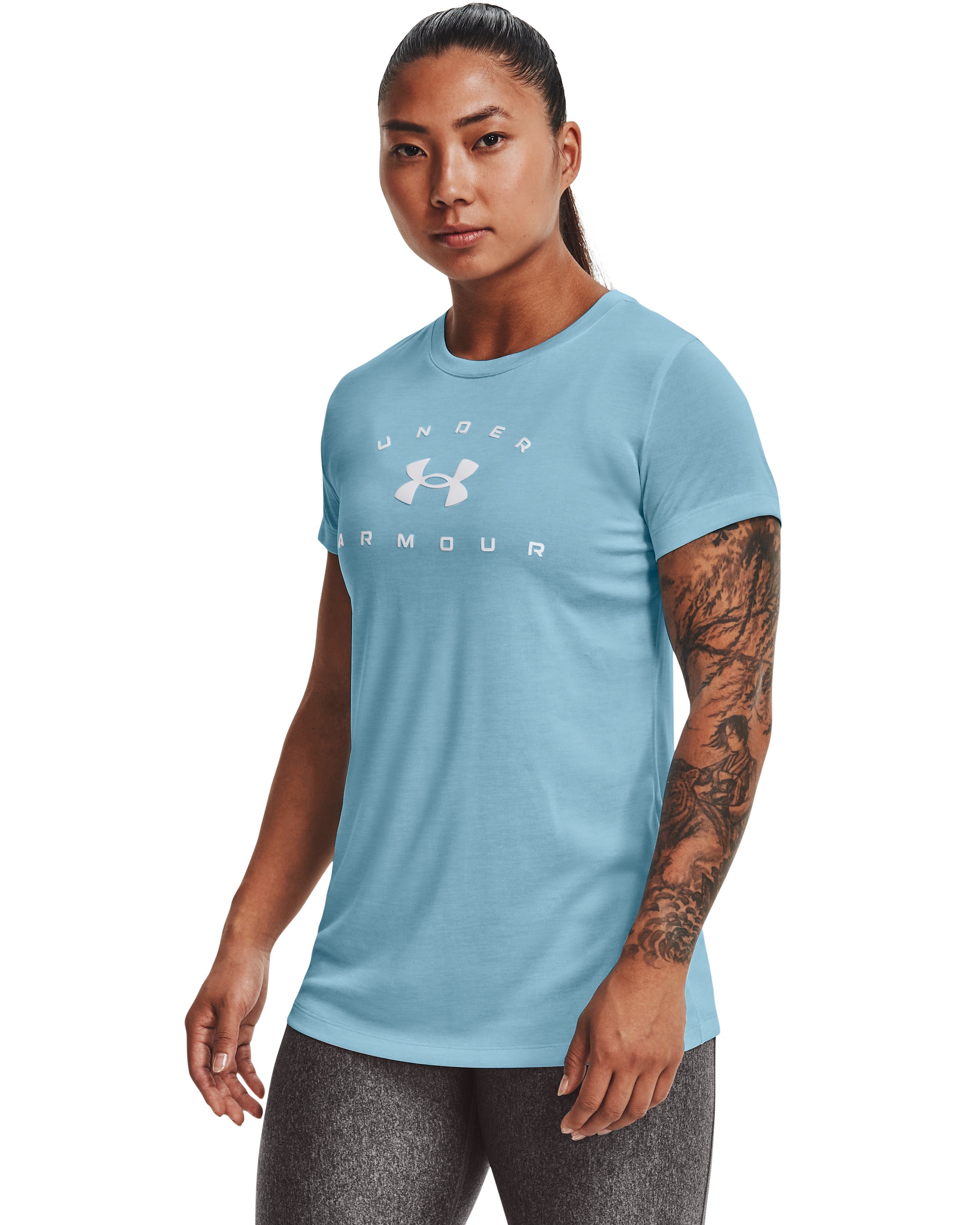 Women's UA Tech Twist Arch Short Sleeve  4