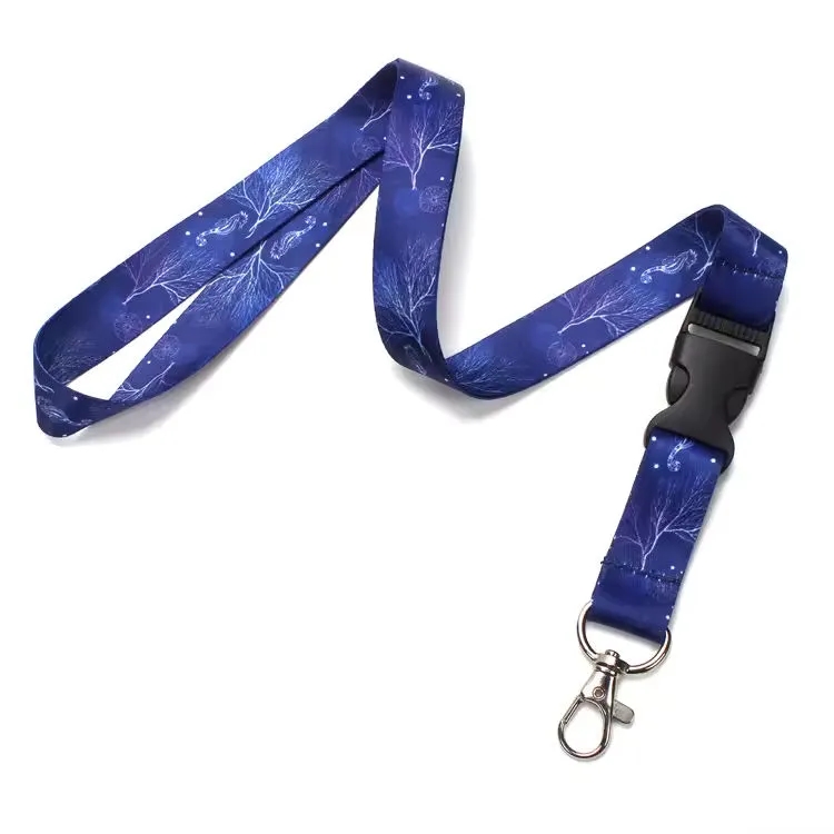 Work Badge Polyester Lanyard - Durable ID Holder Strap 1