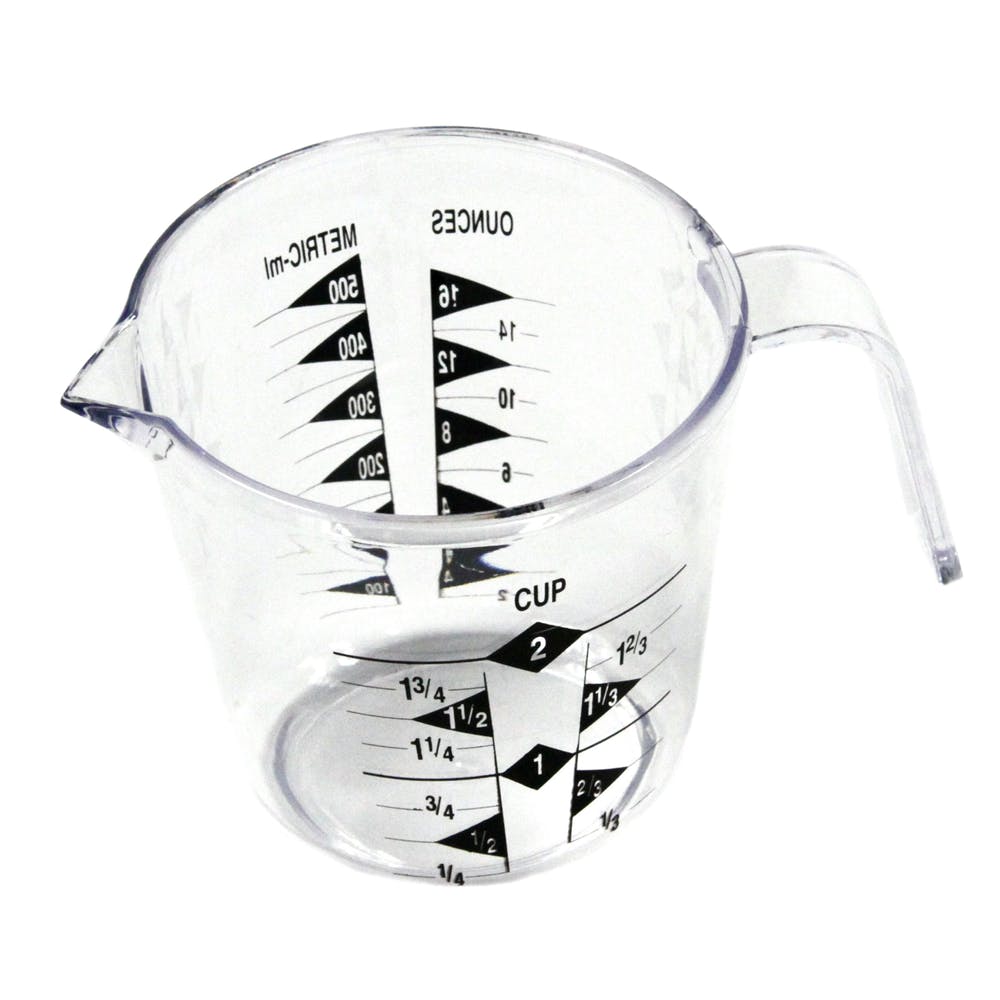 Measuring Cups - 2 Cup Measurements Plastic 2