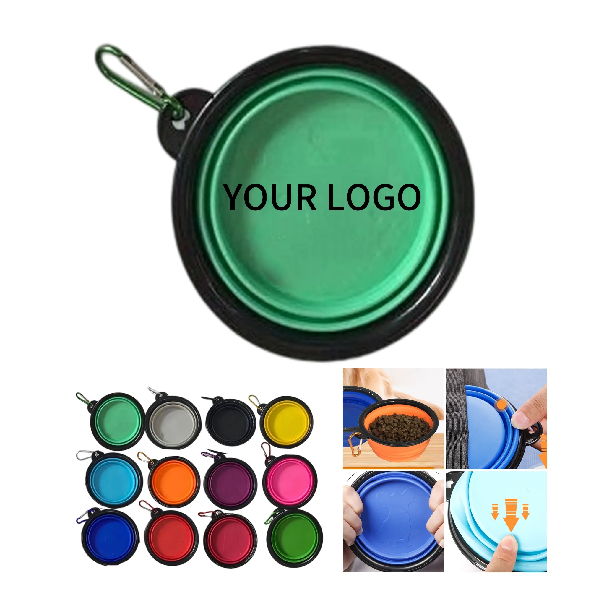Portable Silicone Dog Bowl for Travel 6
