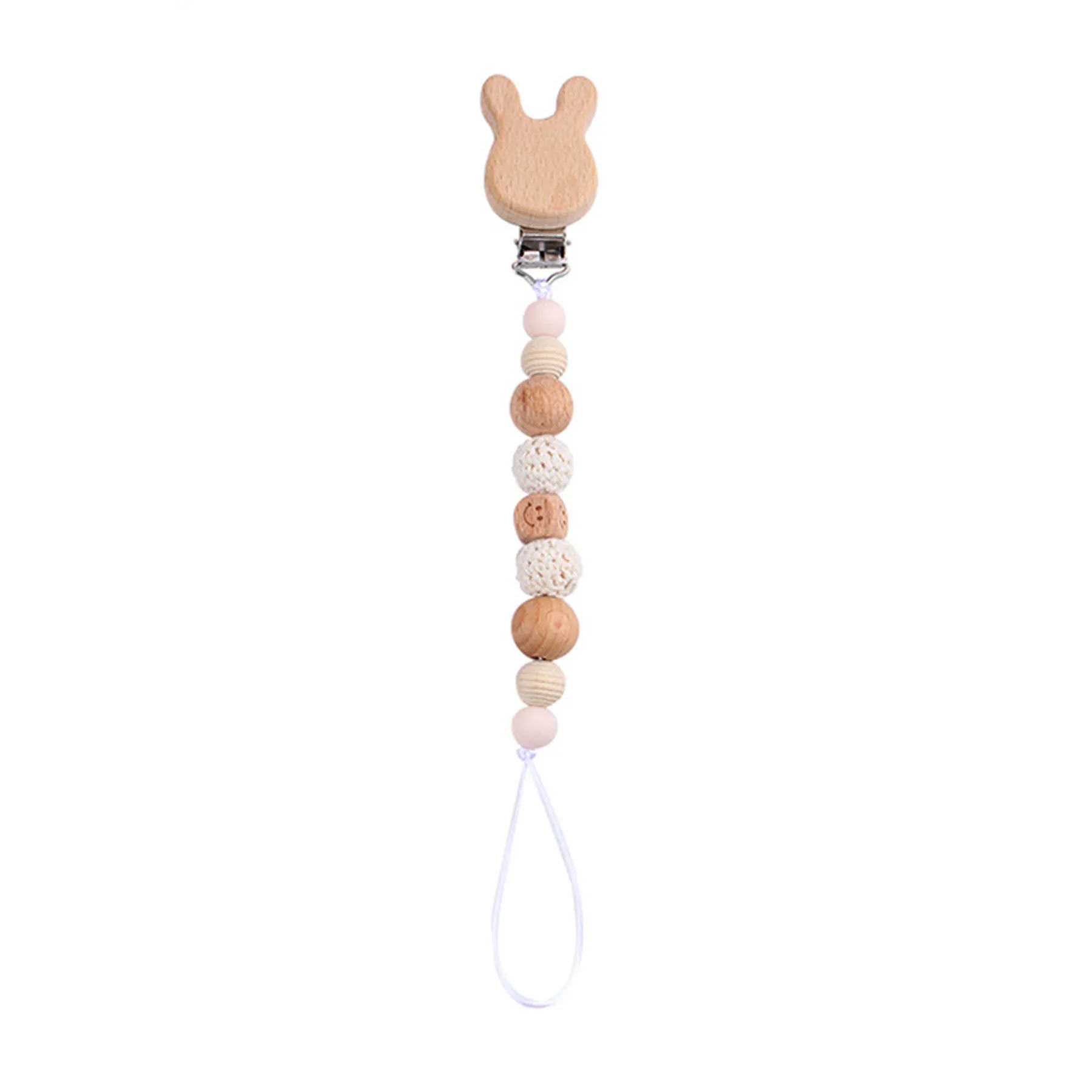 Cartoon Rabbit Beech Pacifier Chain 12