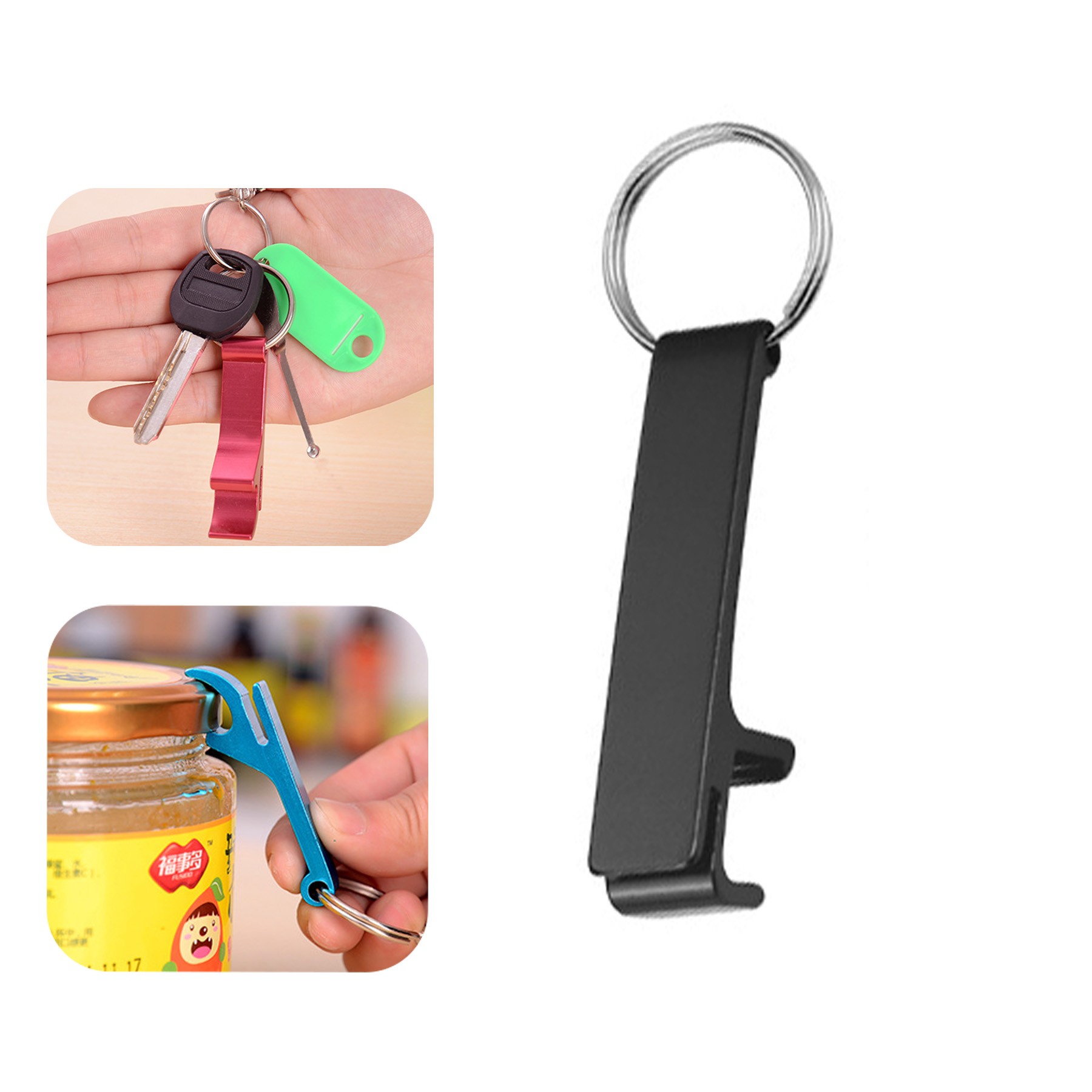 Aluminum Keychain Bottle Opener 1
