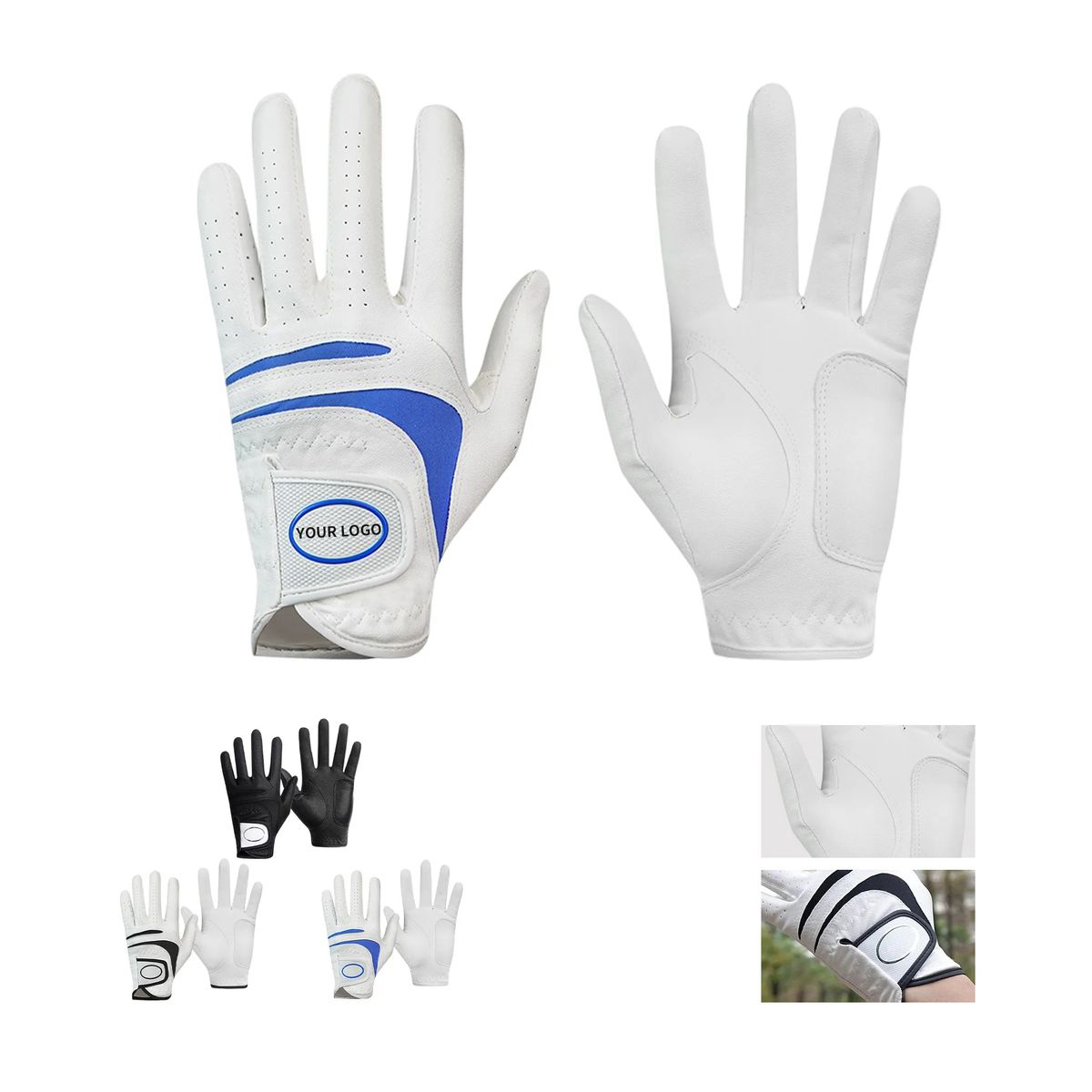 Soft Leather Golfing Gloves 3