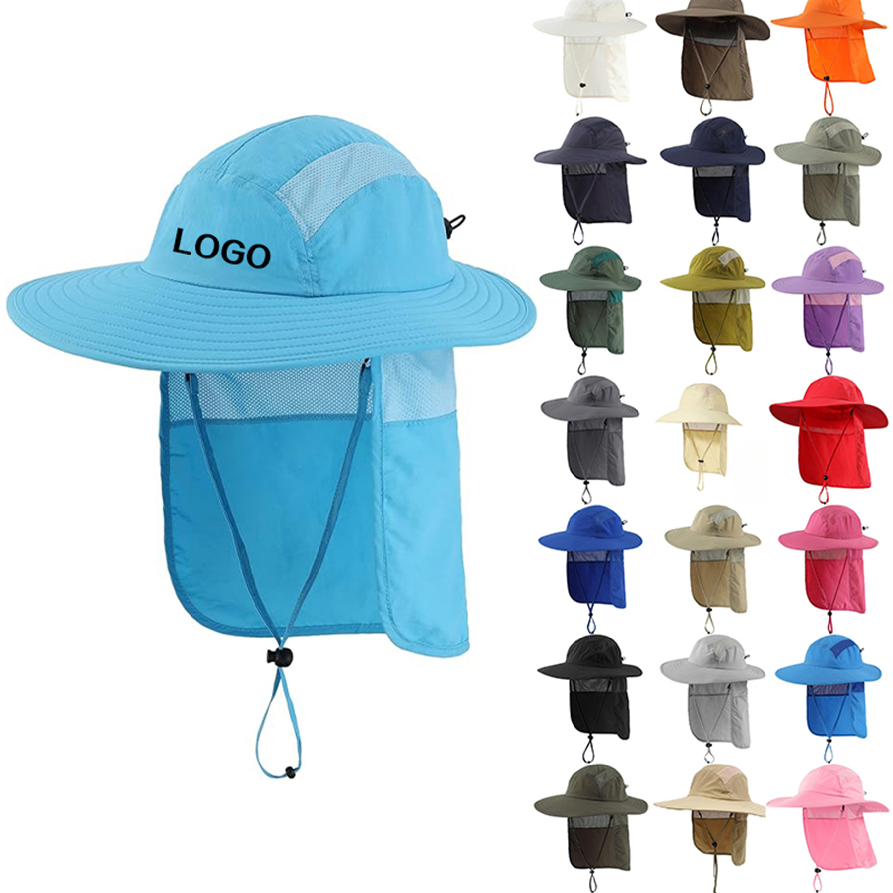 Mens Wide Brim Fishing Hat 2