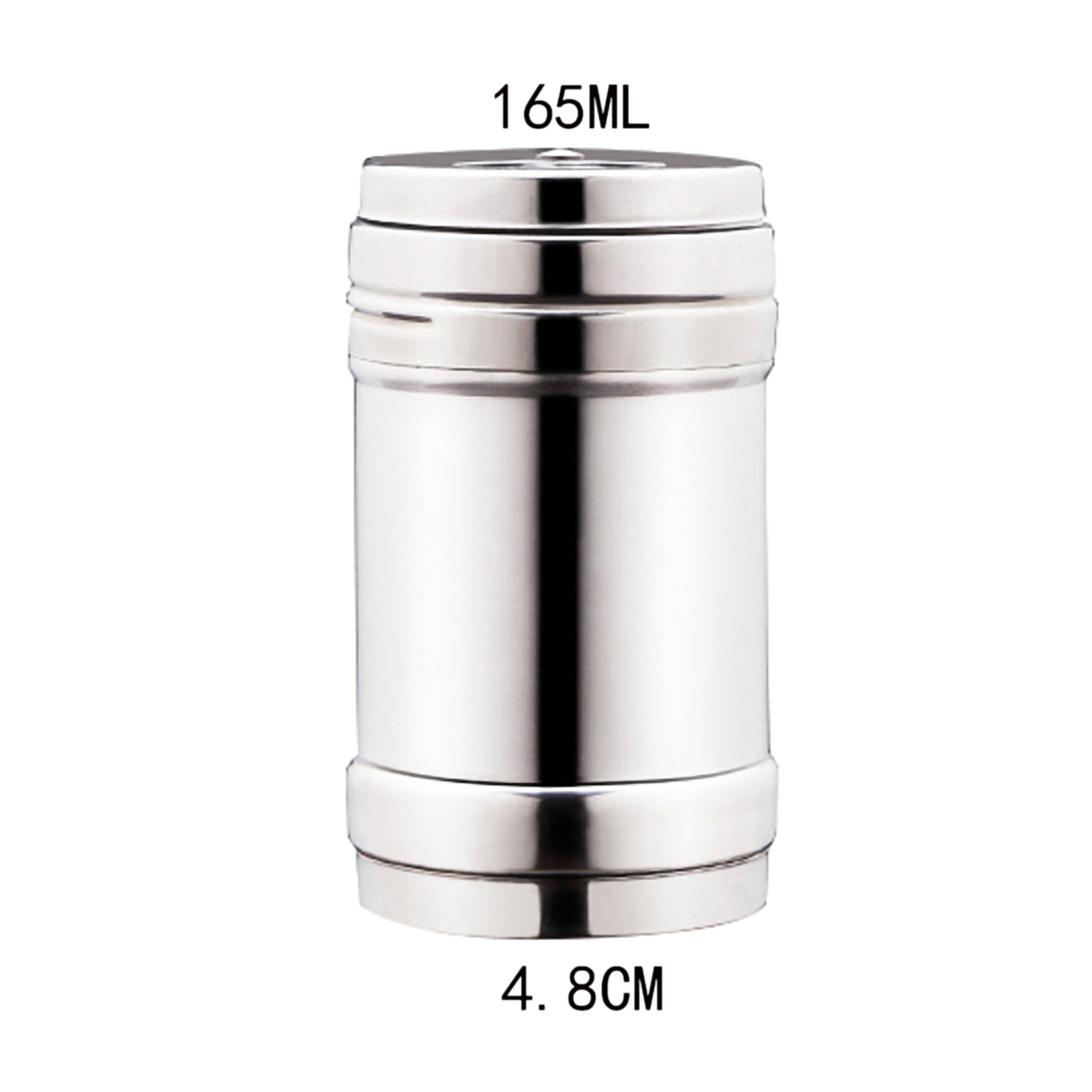 Medium Stainless Steel Salt/Pepper Shakers 3