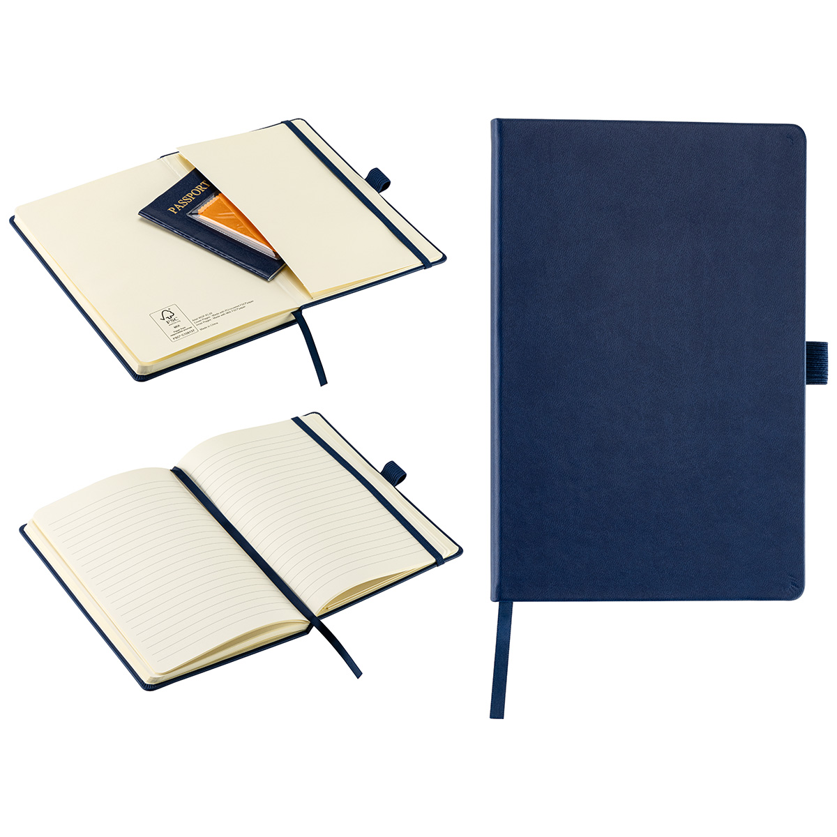 Elan Hardcover Journal with Pen Loop and Inner Pocket 20