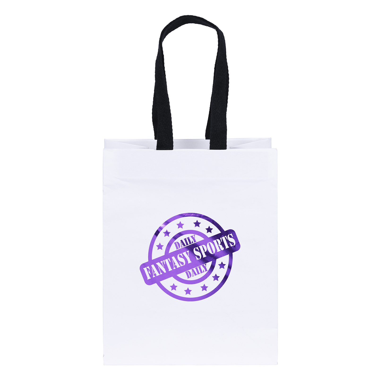 Ash - Woven Handle White Eurototes - Foil Print