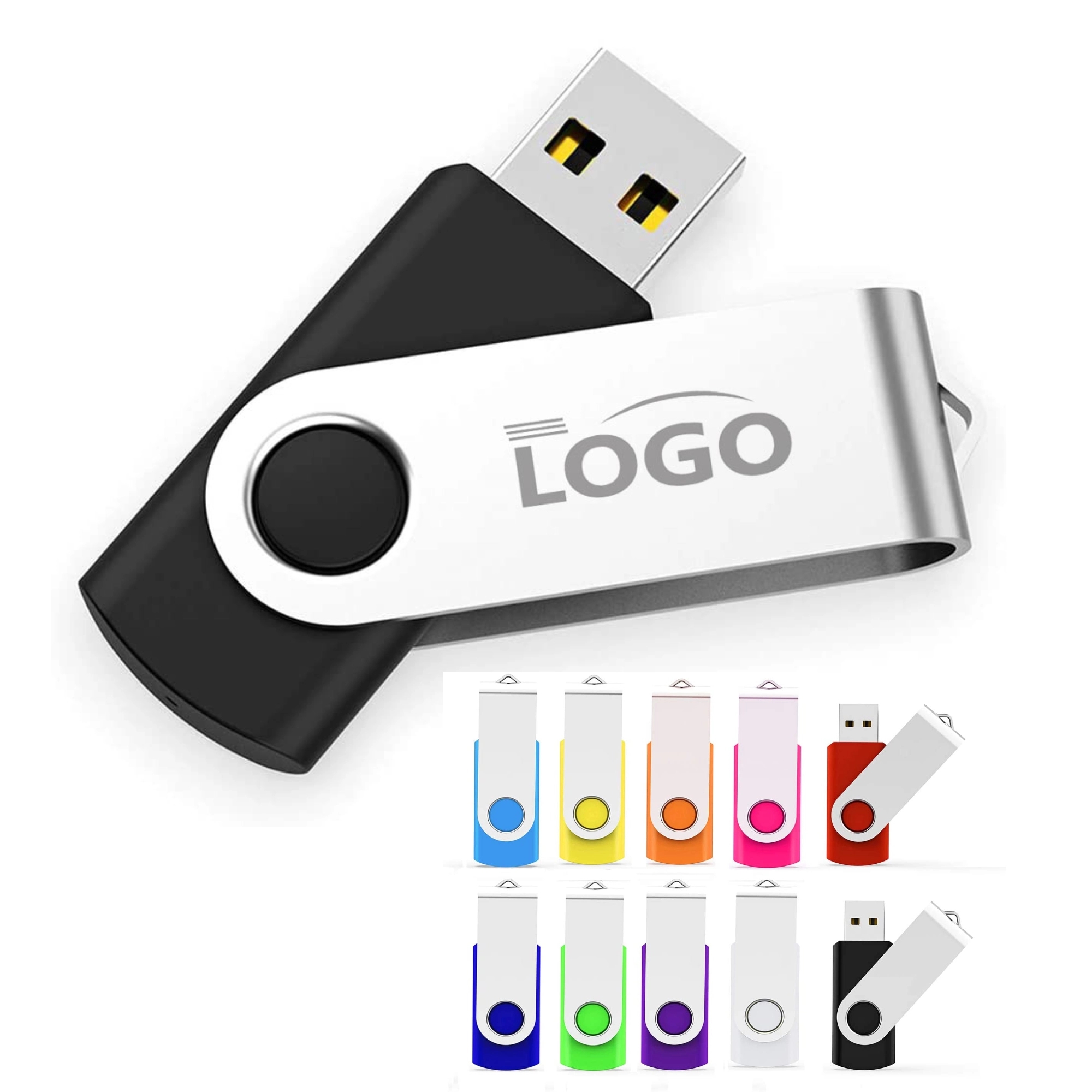 8GB /16 GB Swivel USB Flash Drive Stick
