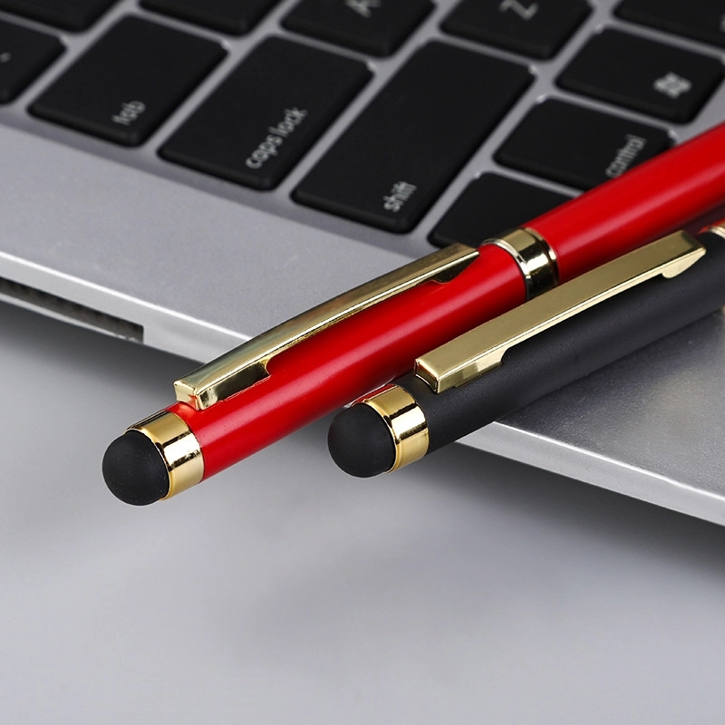 Aluminum Soft-Touch Pen w/ Stylus 2