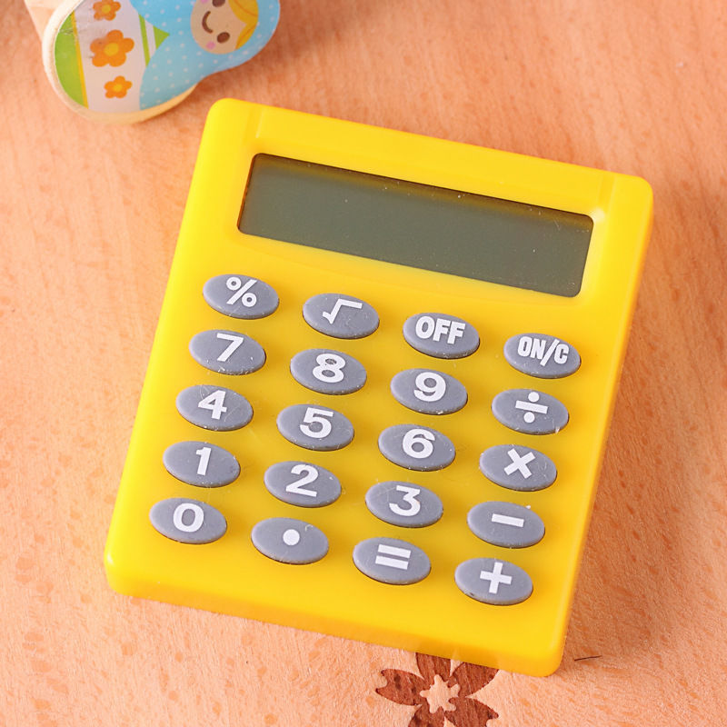 Mini Pocket Size Electric Digital Desktop Calculator / 8-Digit LCD Display 7