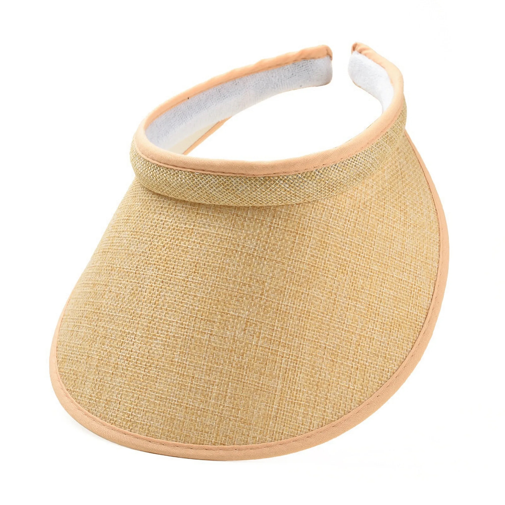 Cotton And Linen Wide Brim Summer Sun Visor 12